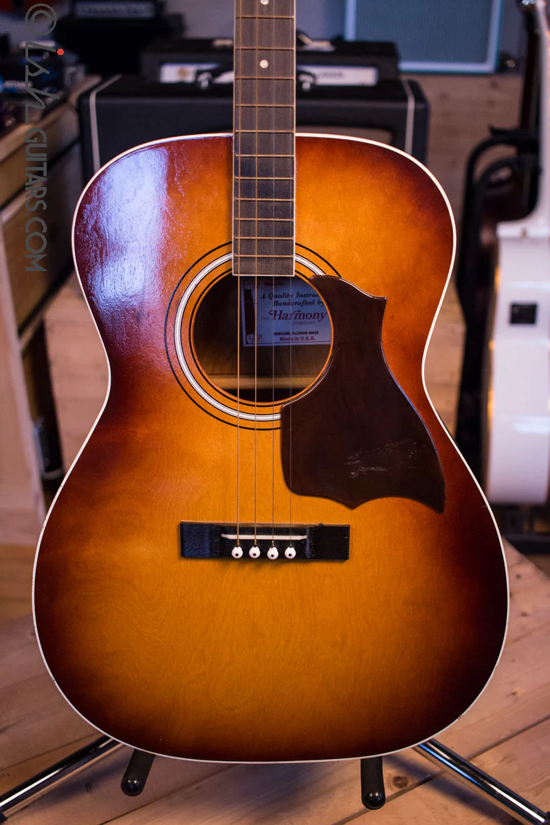 Harmony Acoustic Guitar H4102 Tenor 4 String Vintage