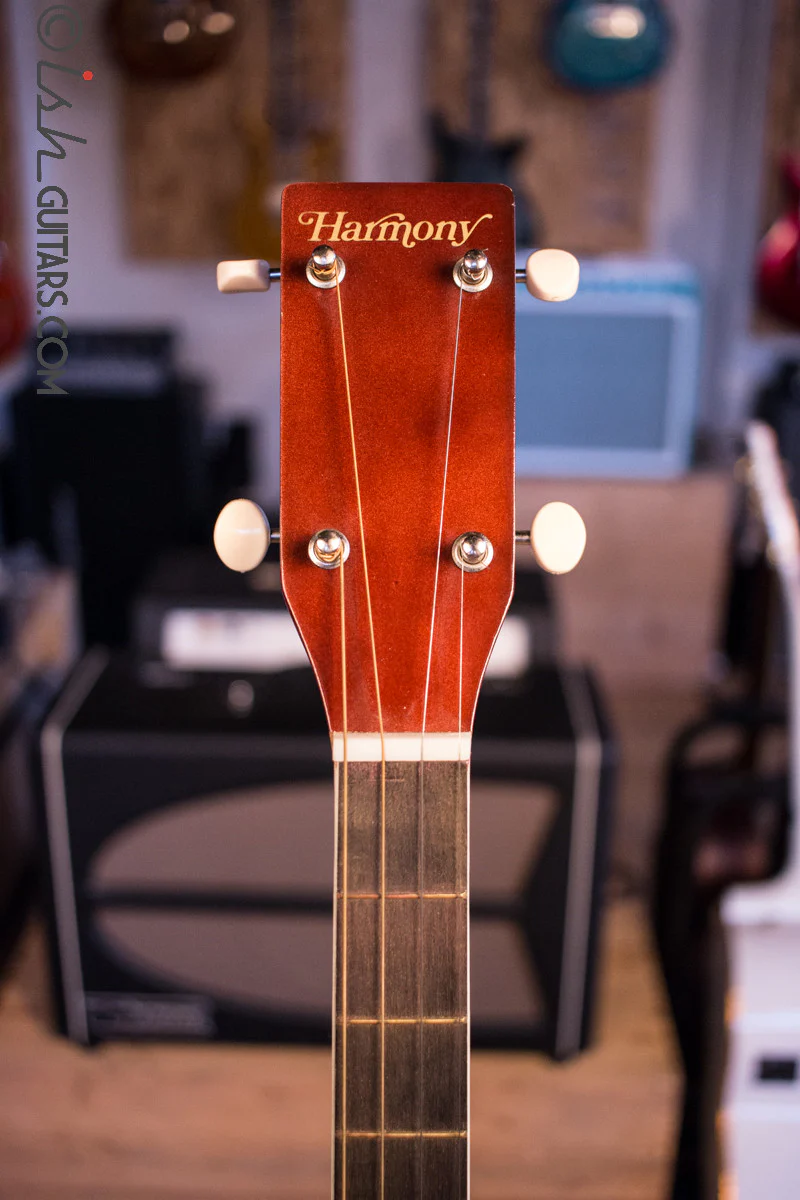 Harmony Acoustic Guitar H4102 Tenor 4 String Vintage - Image 5