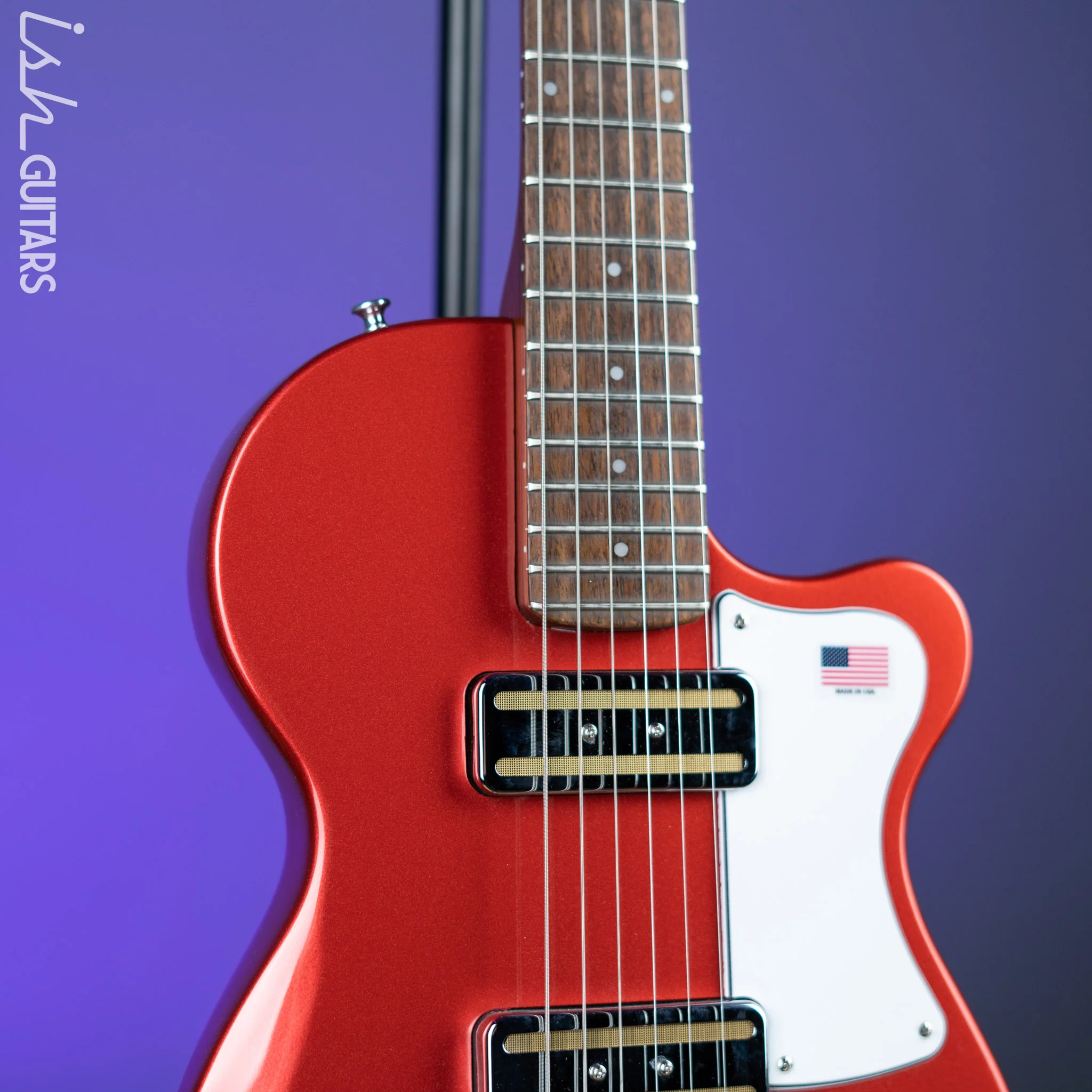 Harmony Juno Electric Guitar Rose - Image 3