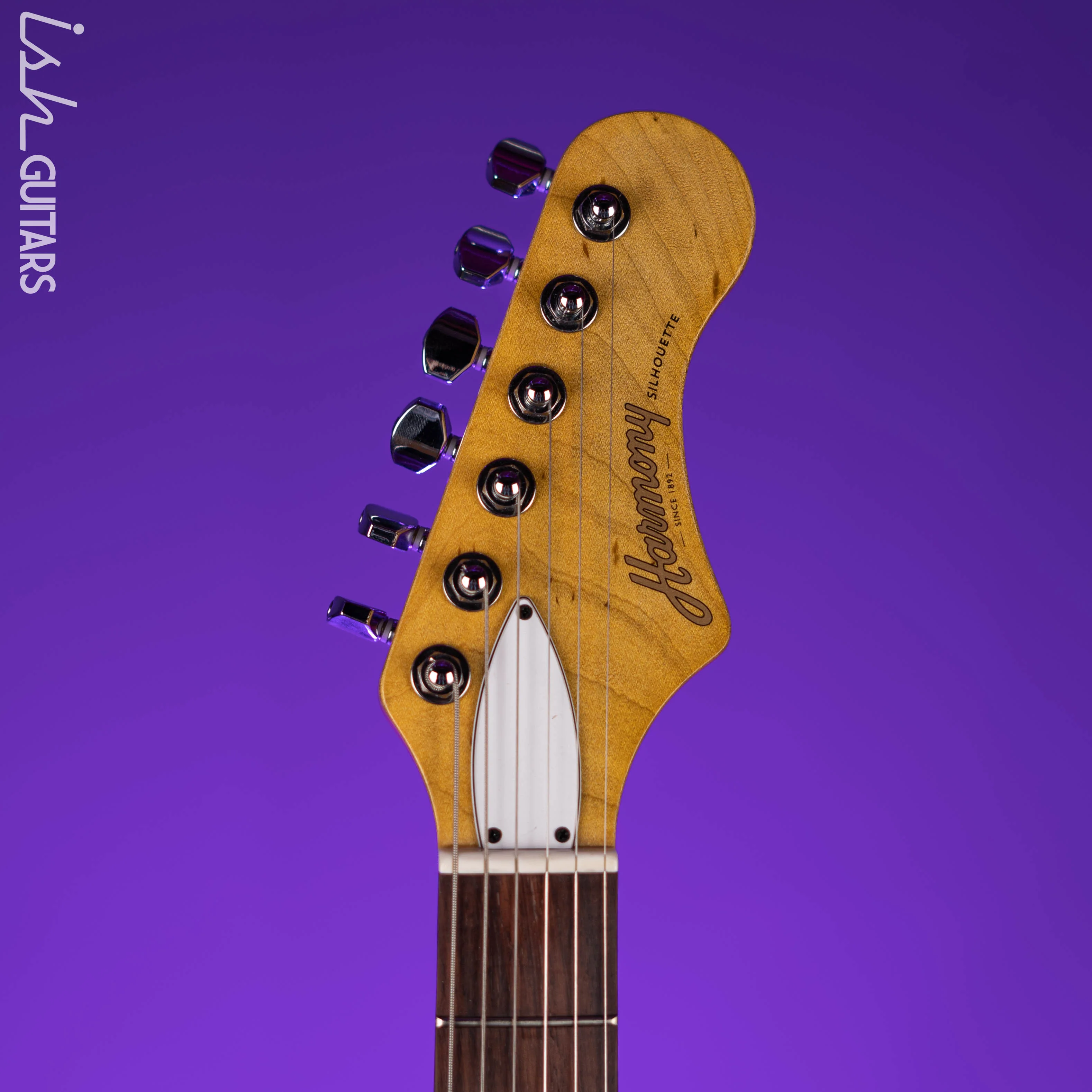 Harmony Silhouette Electric Guitar Champagne Demo - Image 5