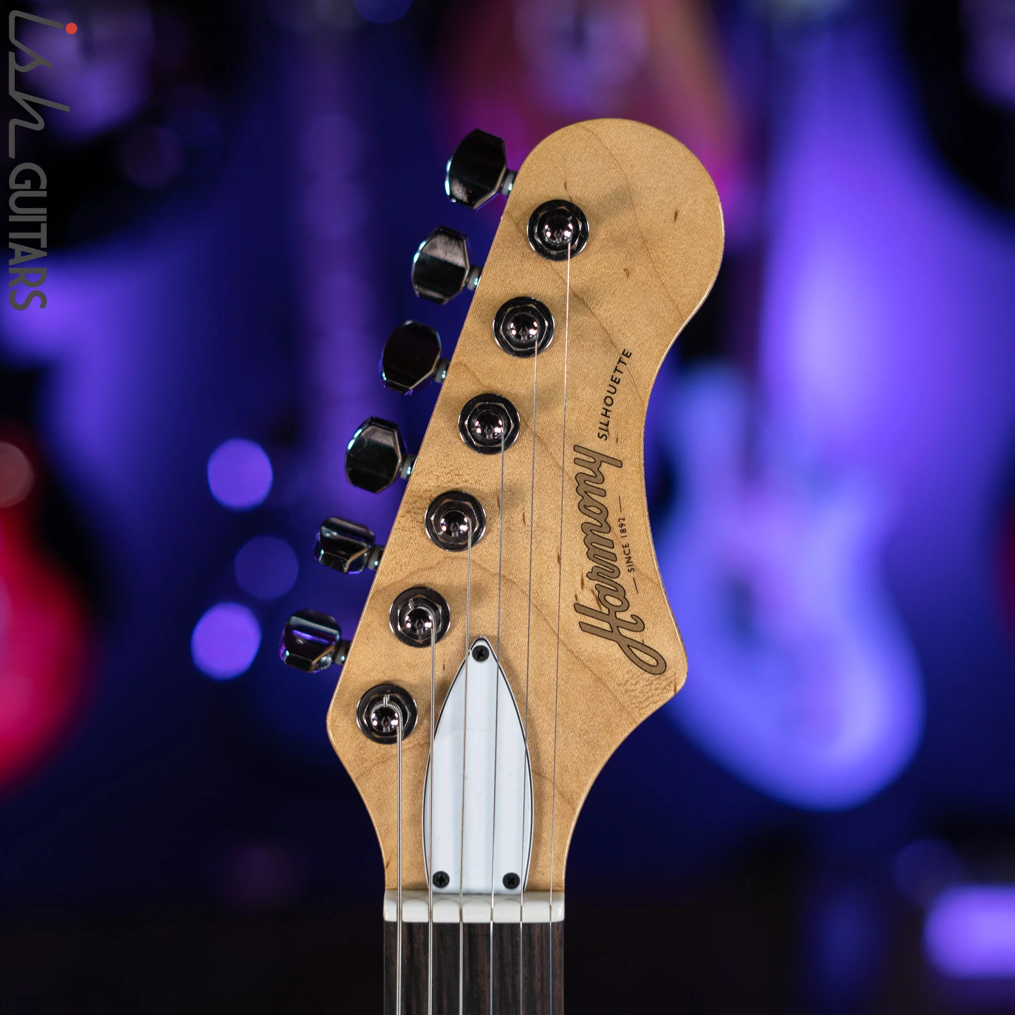 Harmony Silhouette Electric Guitar Champagne - Image 7