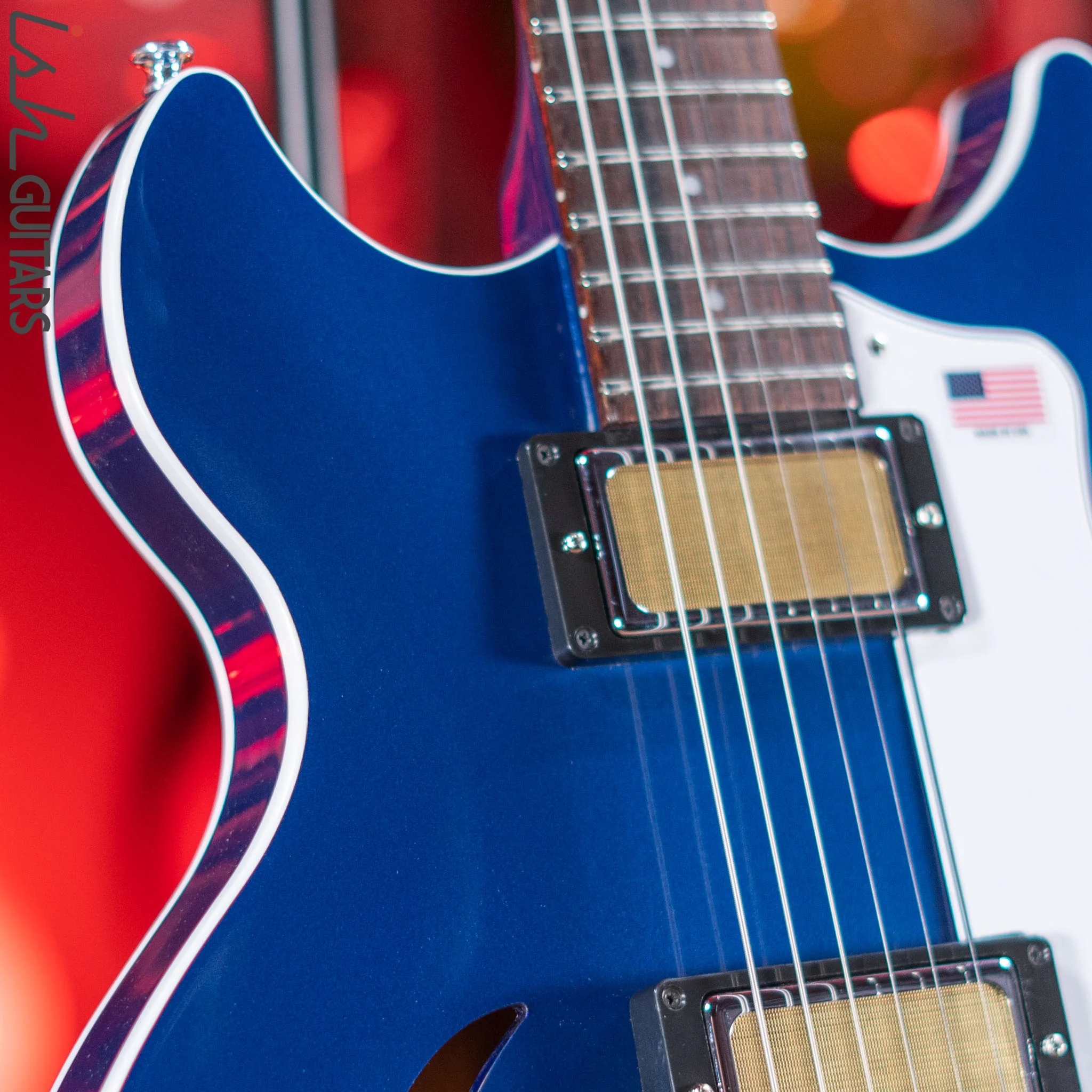 Harmony Standard Comet Electric Guitar Midnight Blue - Image 3