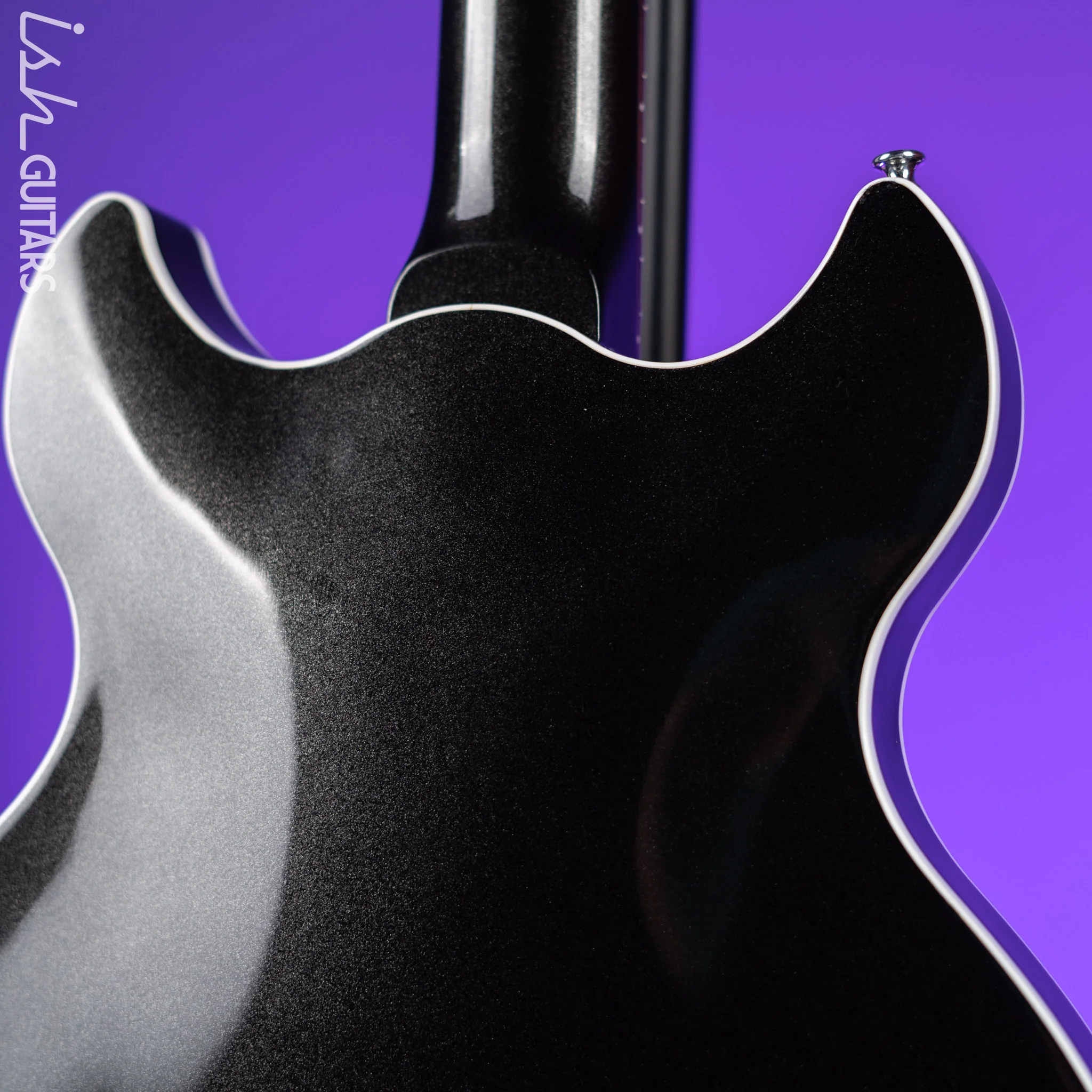 Harmony Standard Comet Electric Guitar Space Black - Image 8