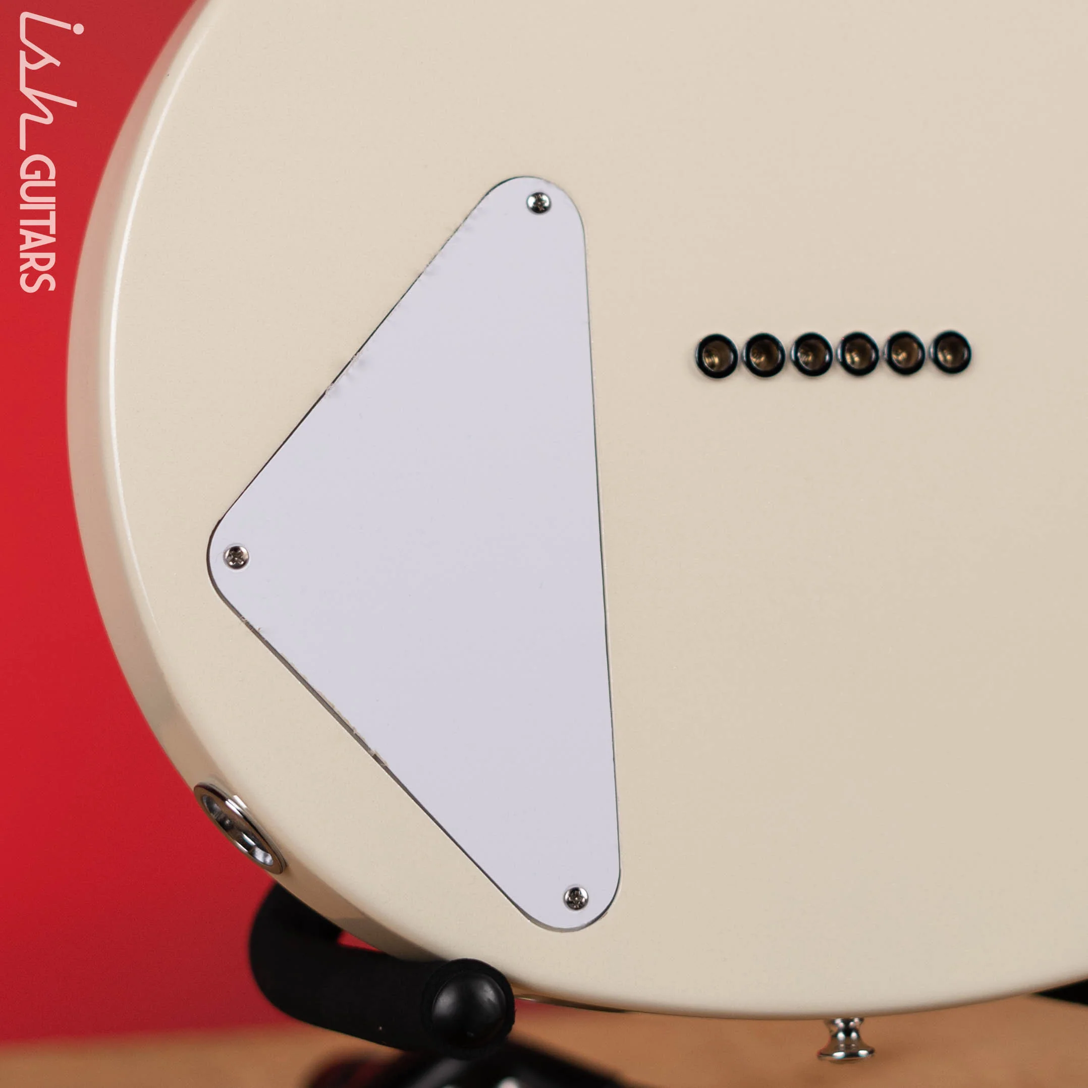 Harmony Standard Rebel Electric Guitar Pearl White Demo - Image 10