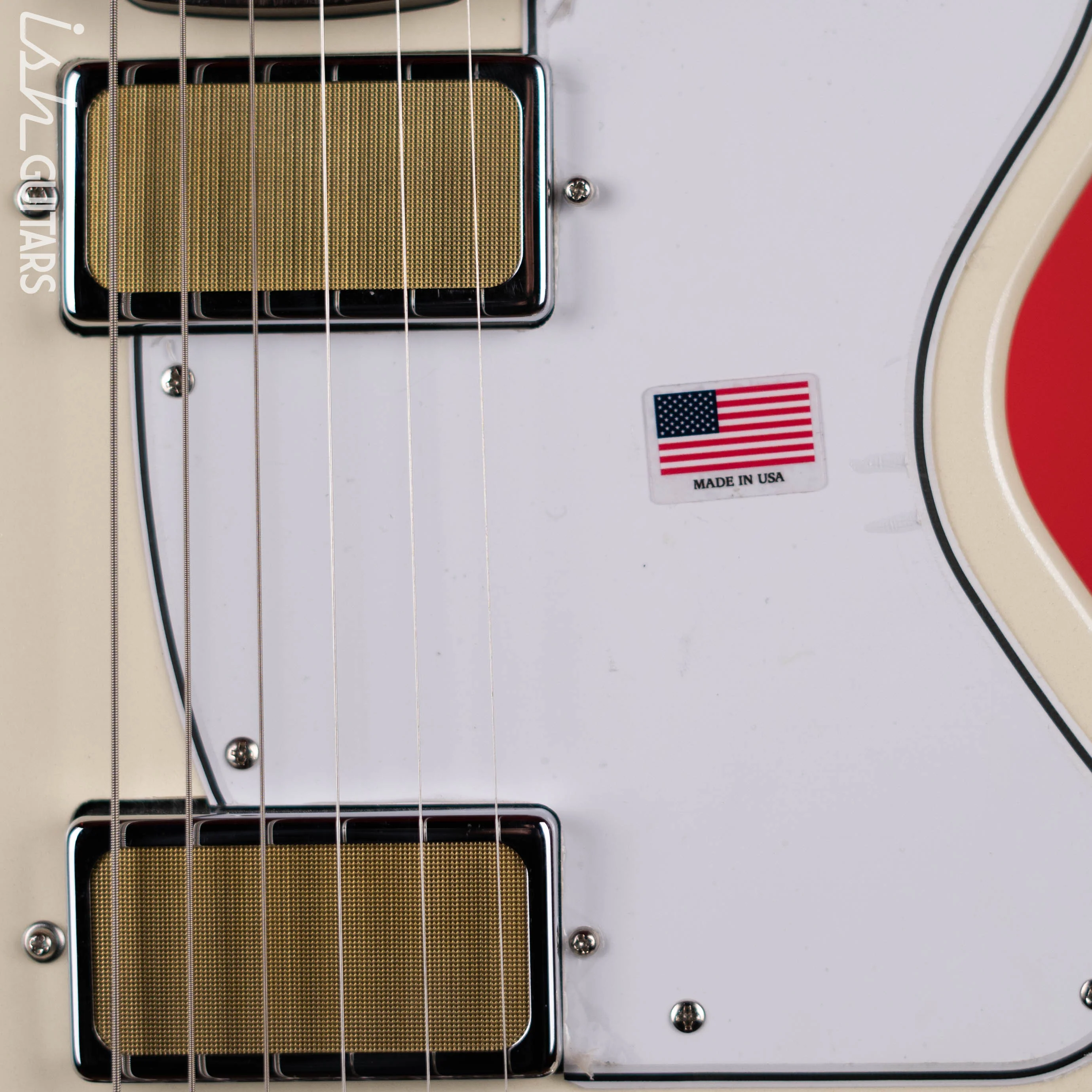Harmony Standard Rebel Electric Guitar Pearl White Demo - Image 5