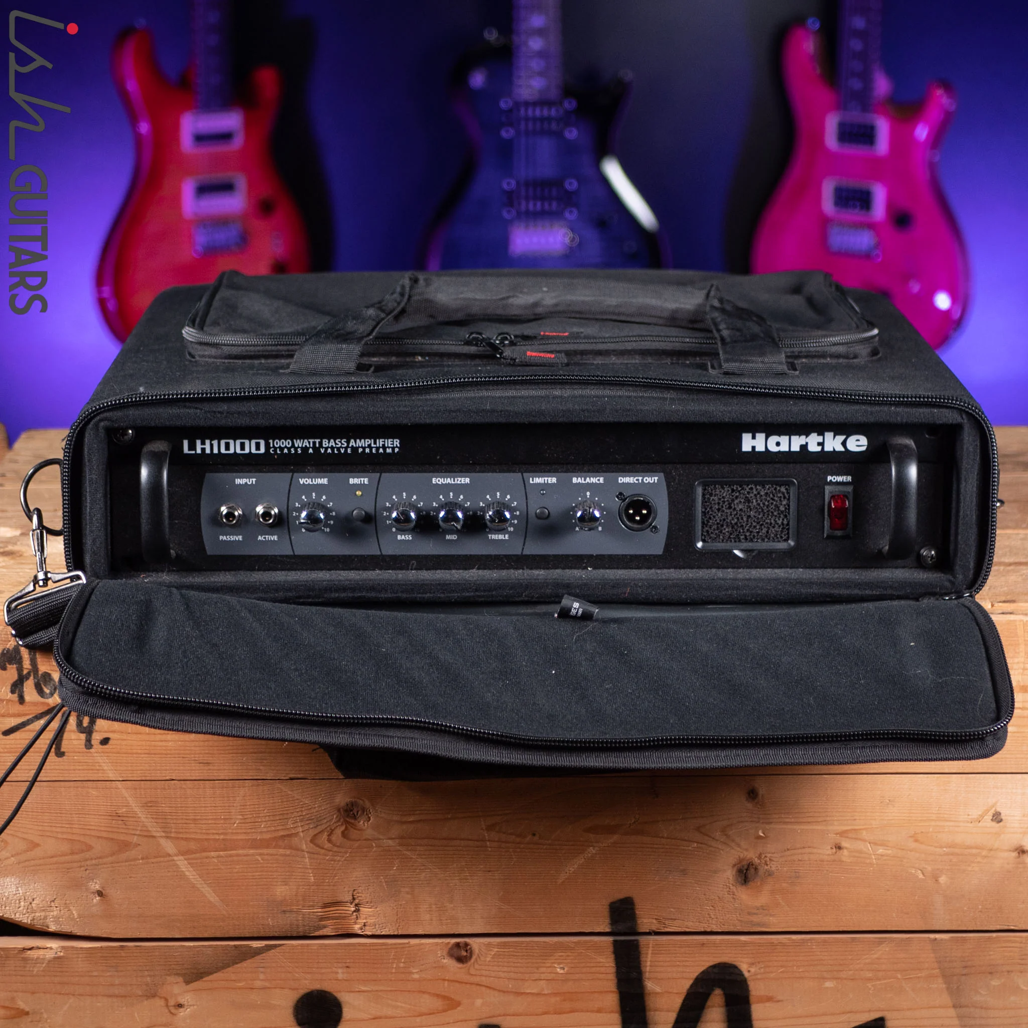 Hartke LH1000 Bass Amplifier Head Black
