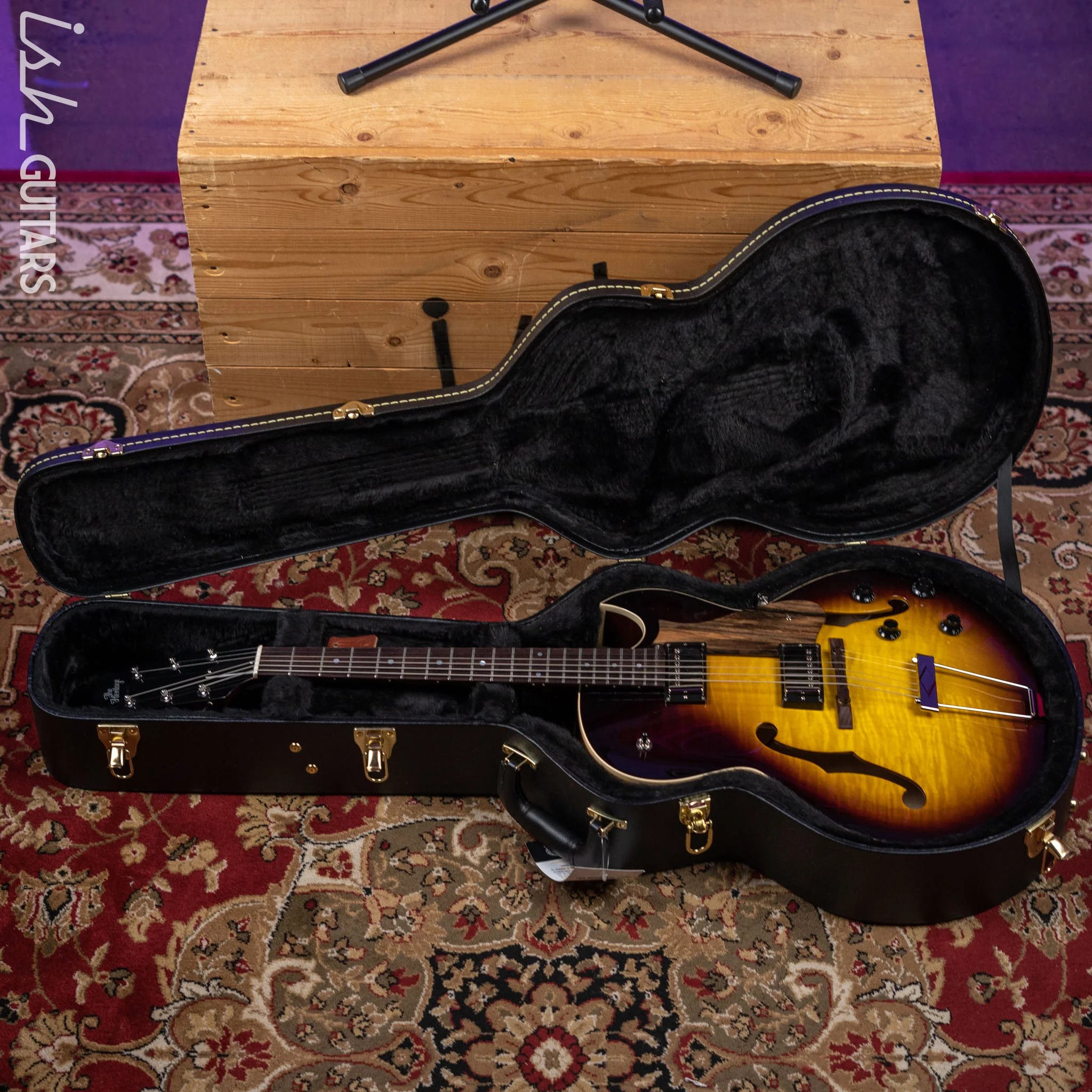 Heritage H-575 Hollowbody Guitar Original Sunburst Demo - Image 14