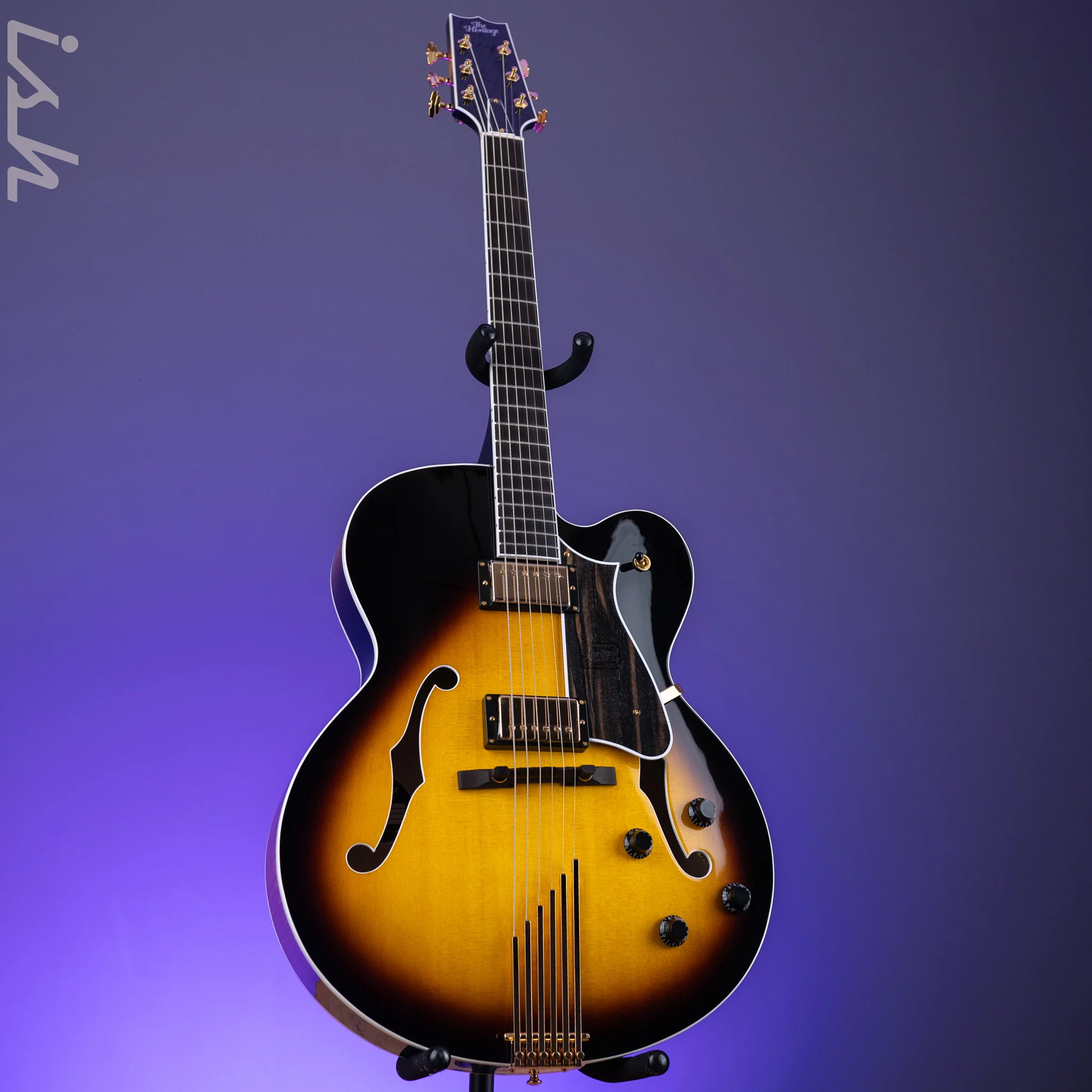Heritage Standard Eagle Classic Hollow Body Original Sunburst Demo - Image 2