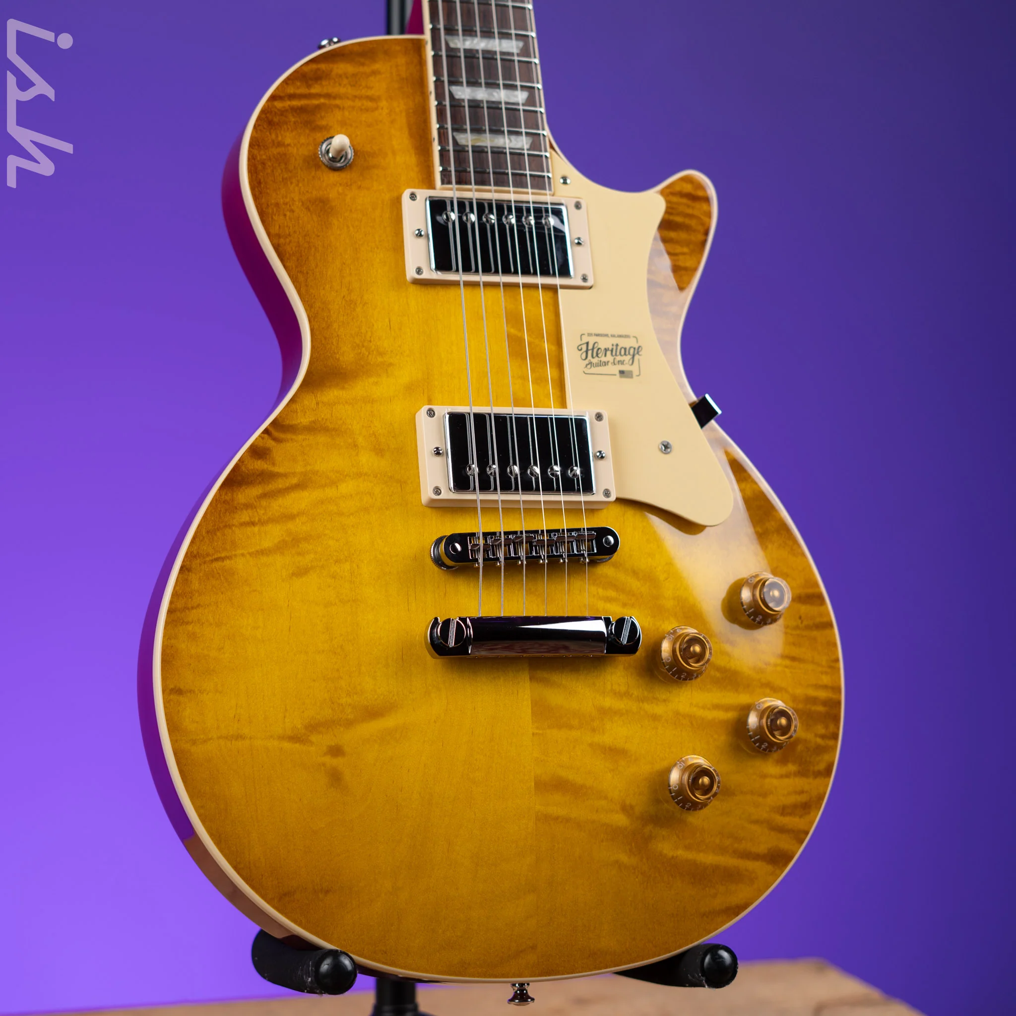 Heritage Standard H-150 Electric Guitar Dirty Lemon Burst Demo