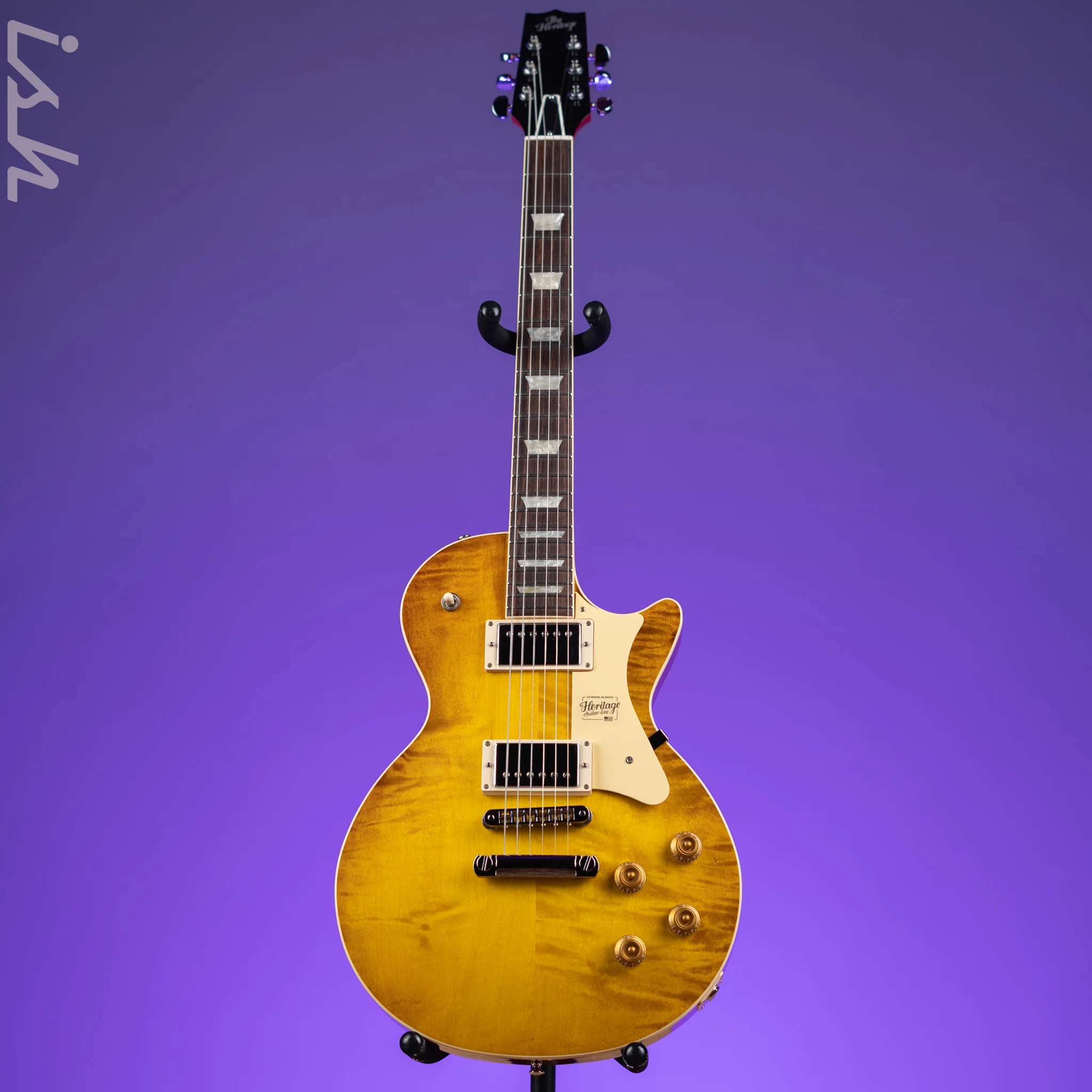 Heritage Standard H-150 Electric Guitar Dirty Lemon Burst Demo - Image 2