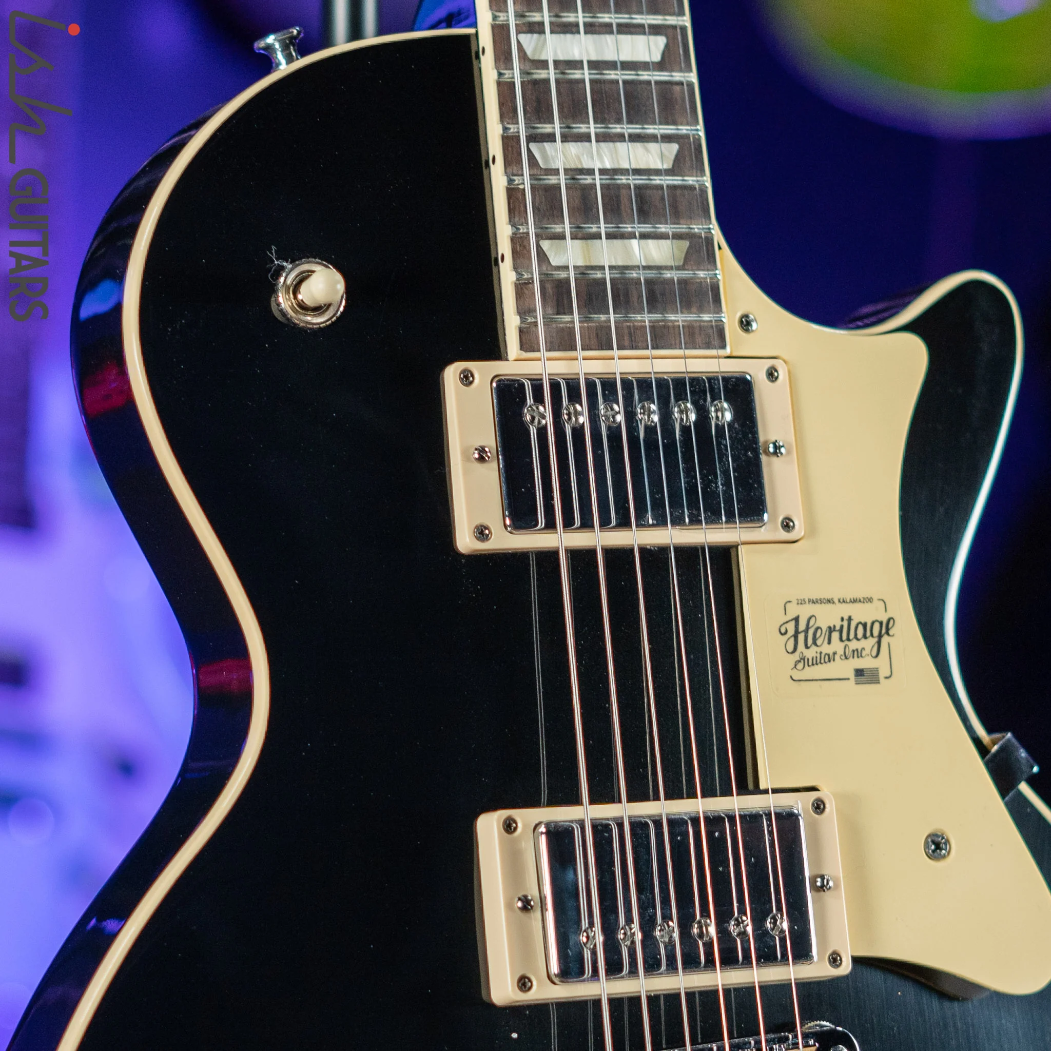 Heritage Standard H-150 Electric Guitar Ebony Demo - Image 3