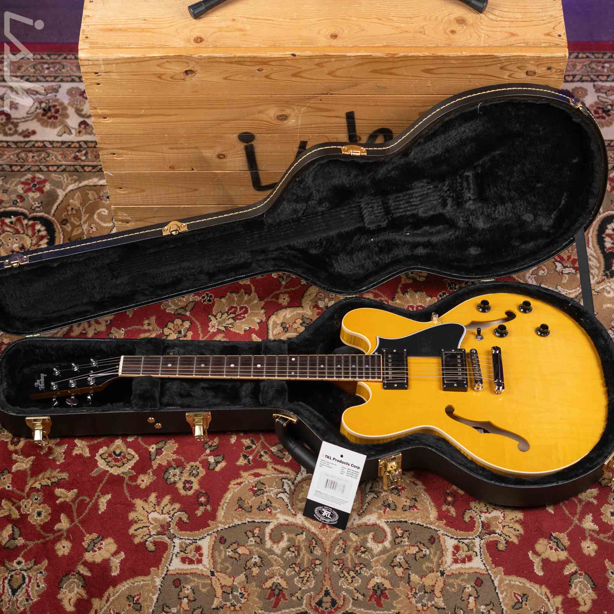 Heritage Standard H-535 Semi-Hollow Electric Guitar Antique Natural - Image 11