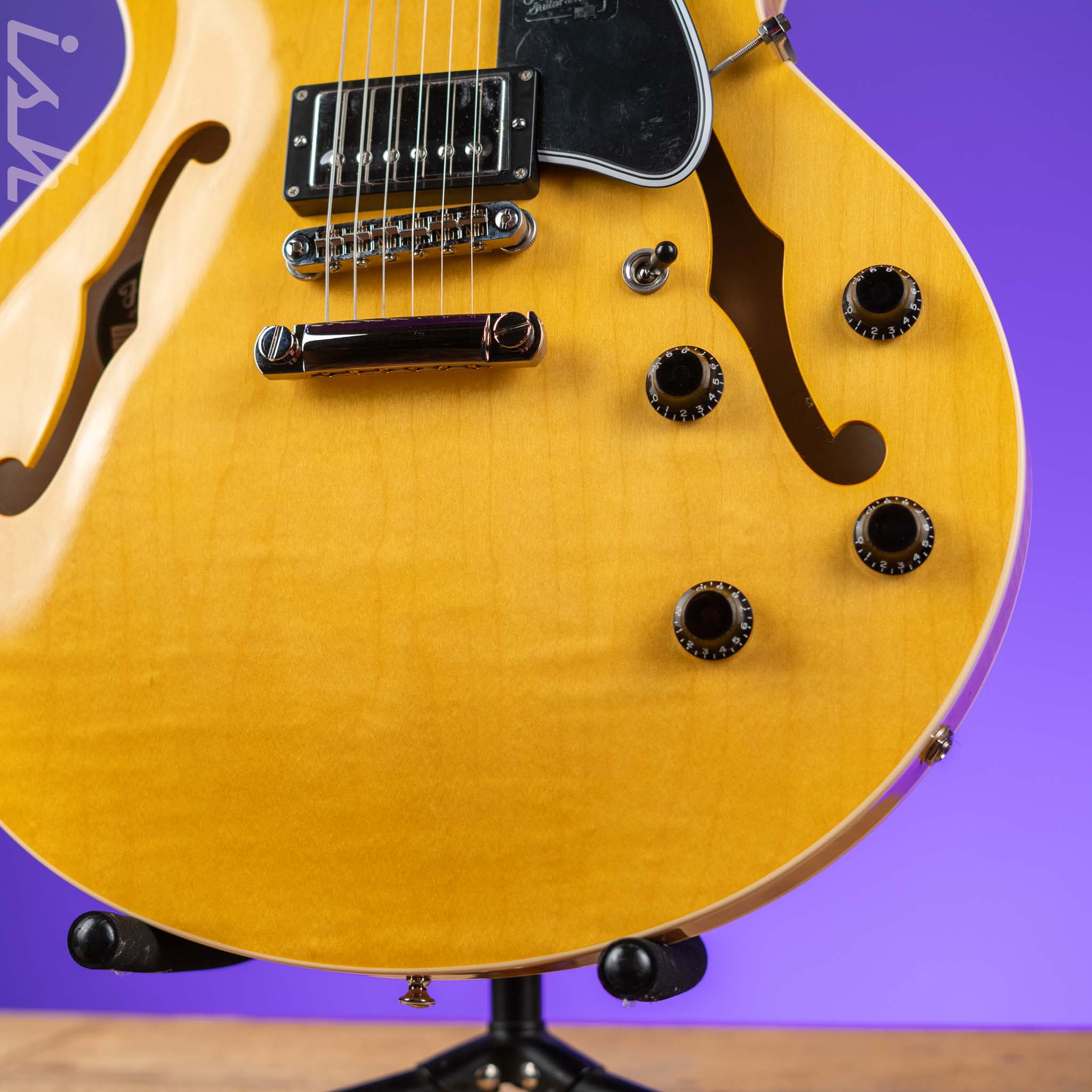 Heritage Standard H-535 Semi-Hollow Electric Guitar Antique Natural - Image 4