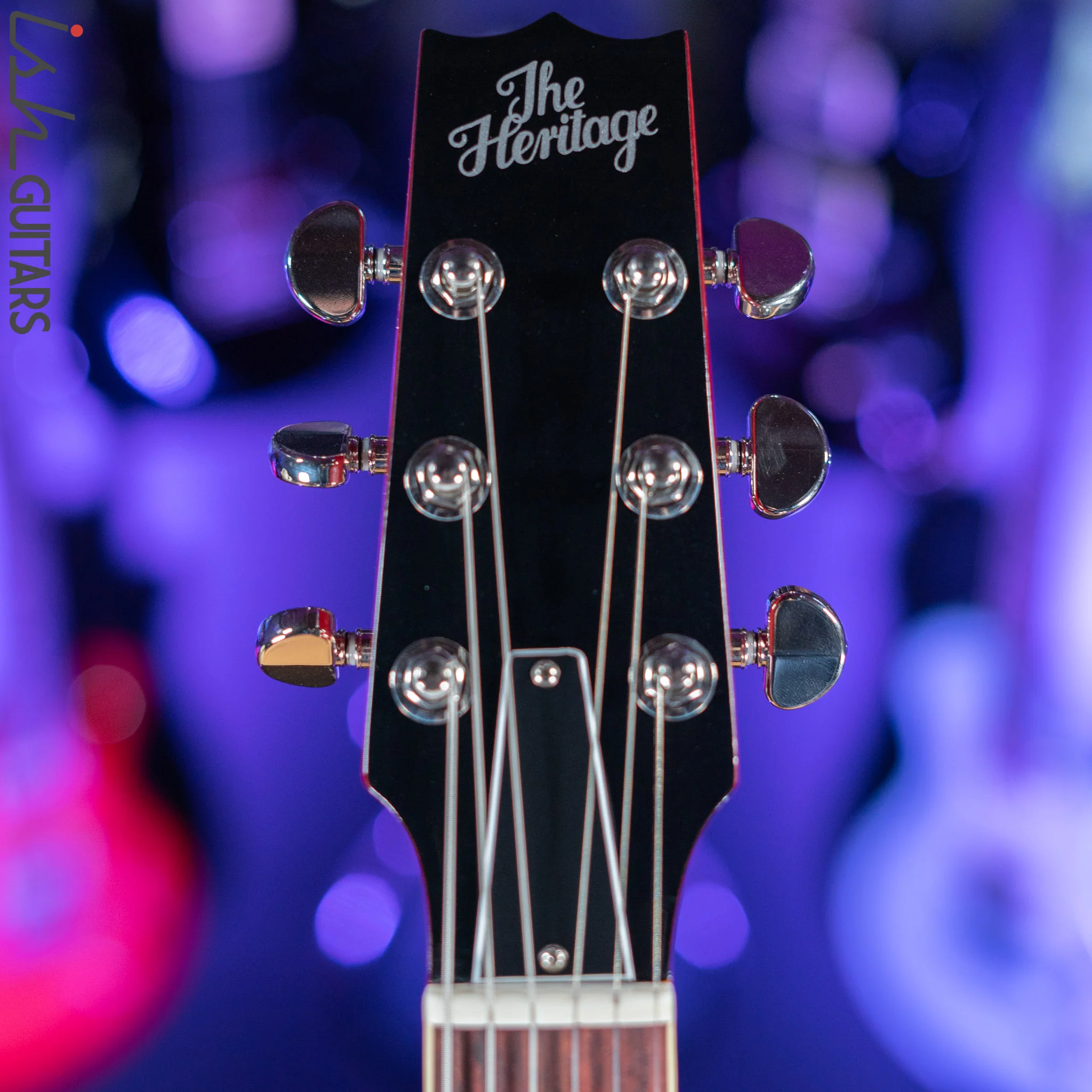 Heritage Standard H-535 Semi-Hollow Electric Guitar Trans Cherry Red - Image 5