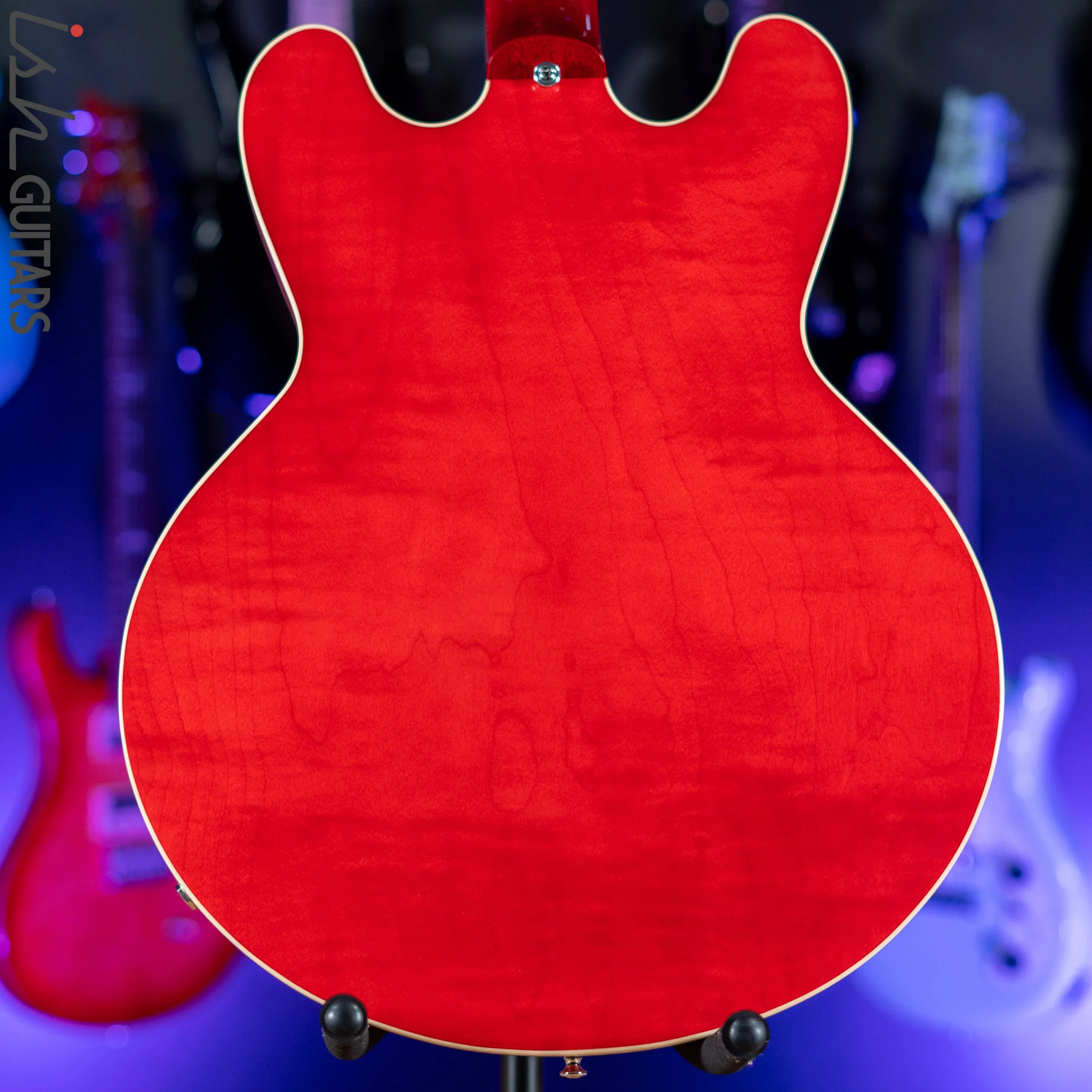 Heritage Standard H-535 Semi-Hollow Electric Guitar Trans Cherry Red - Image 7