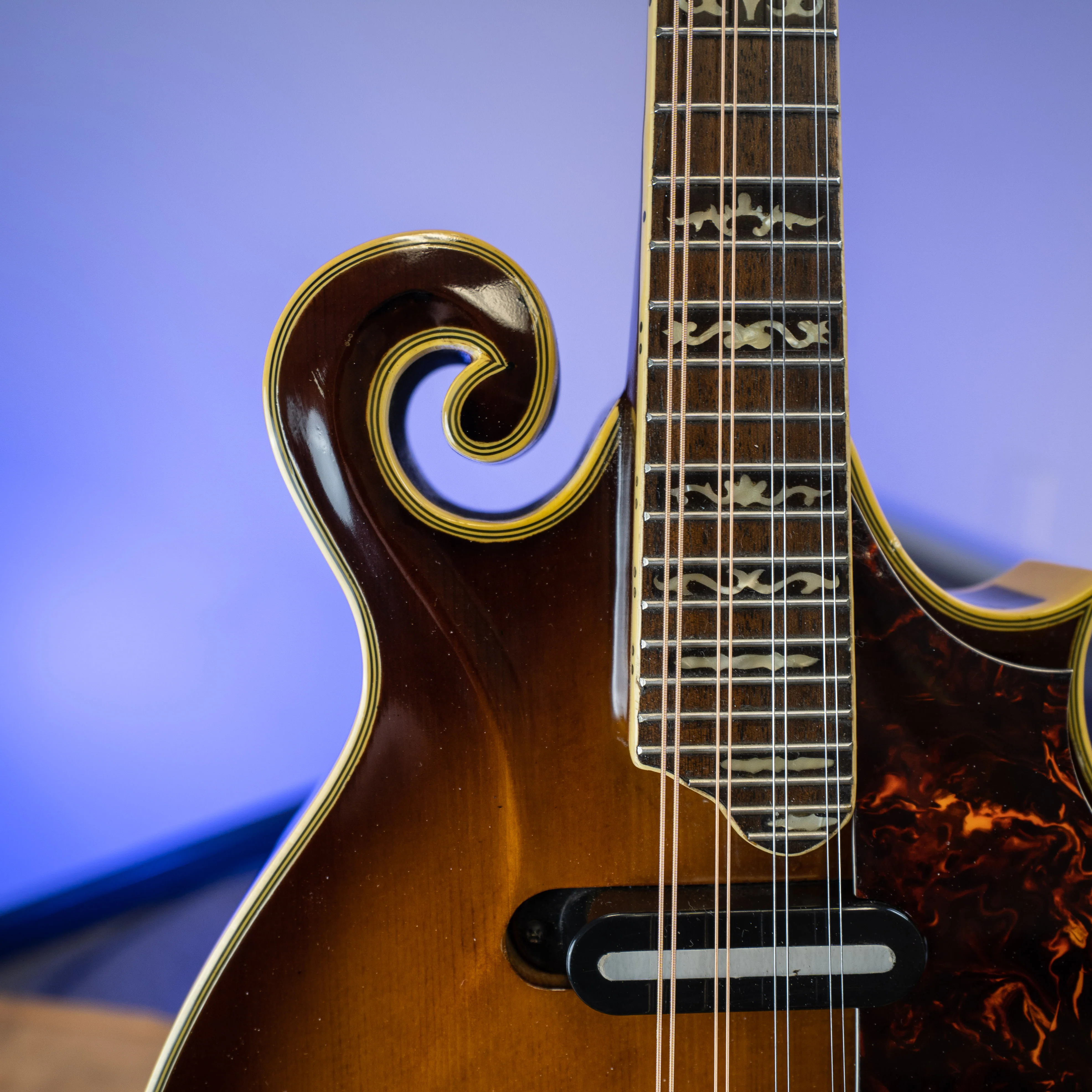 Hondo HM5E Solidbody F-Style Electric Mandolin - Image 3