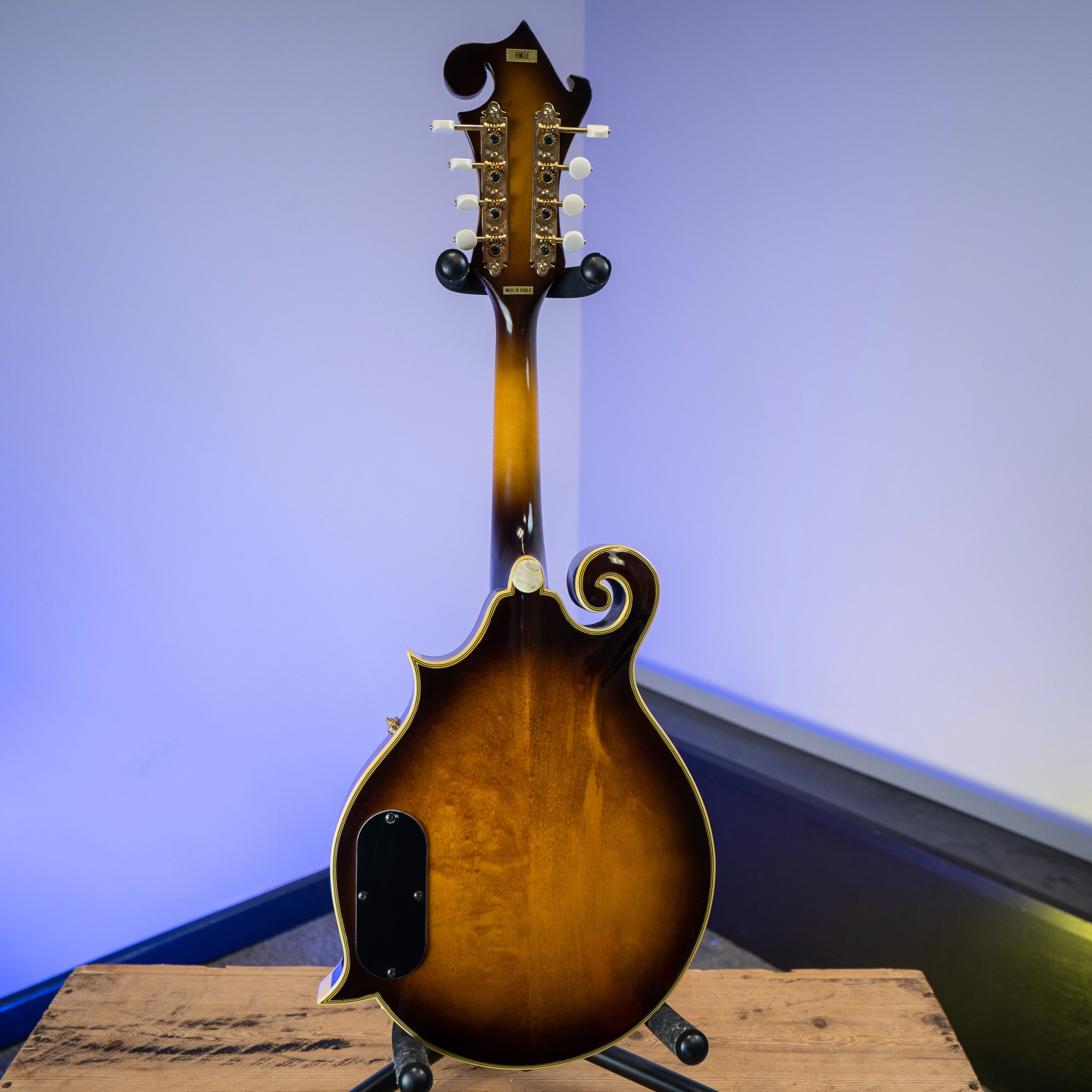 Hondo HM5E Solidbody F-Style Electric Mandolin - Image 7