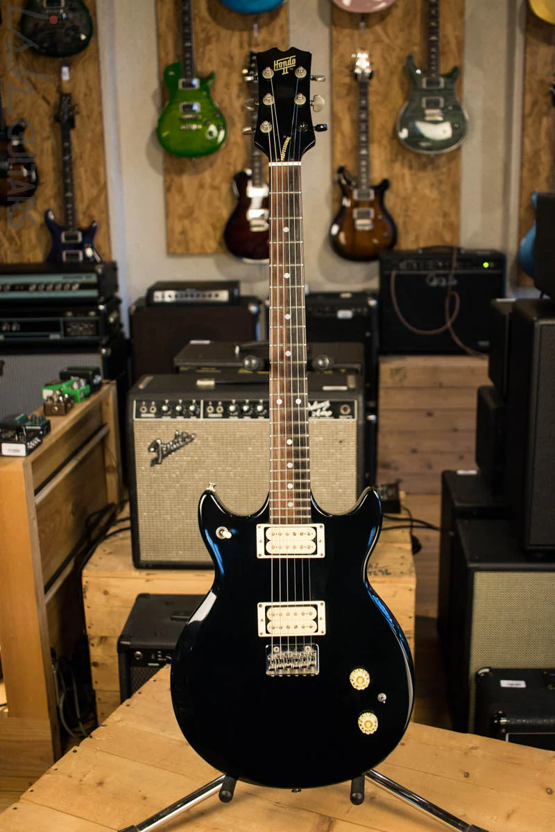 Hondo II Professional Double Cutaway Black - Image 2