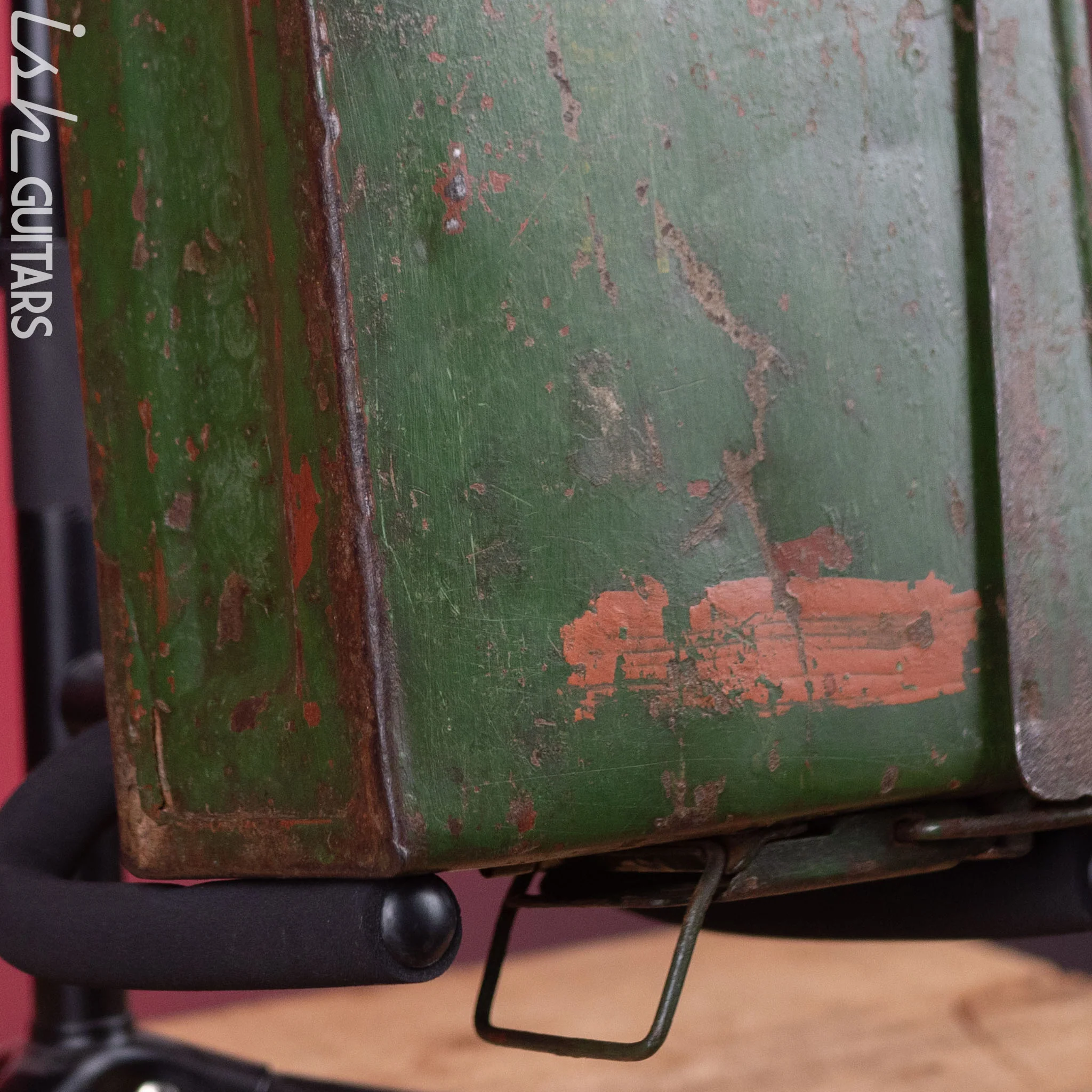 Howlin’ Rooster Ammo Box Short Scale Guitar Army Green - Image 10