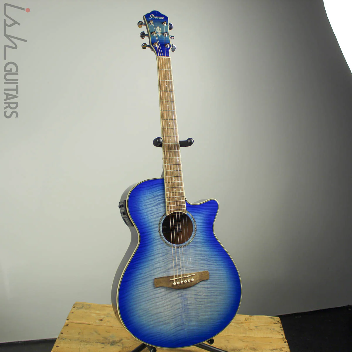 Ibanez AEG19II Acoustic Electric Ocean Blue Burst - Blemished - Image 2