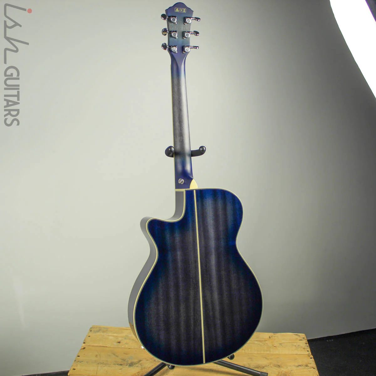Ibanez AEG19II Acoustic Electric Ocean Blue Burst - Blemished - Image 6