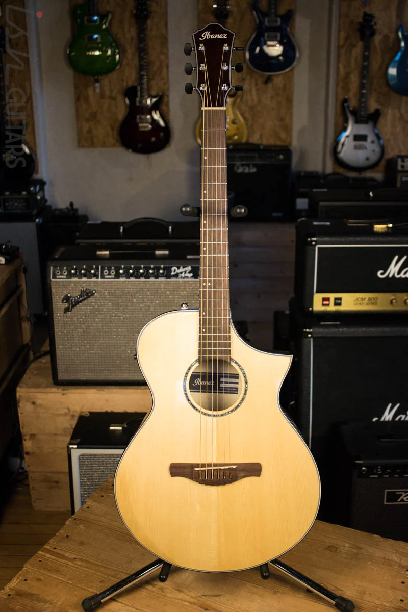Ibanez AEWC300 Natural High Gloss Acoustic Electric Guitar - Image 2