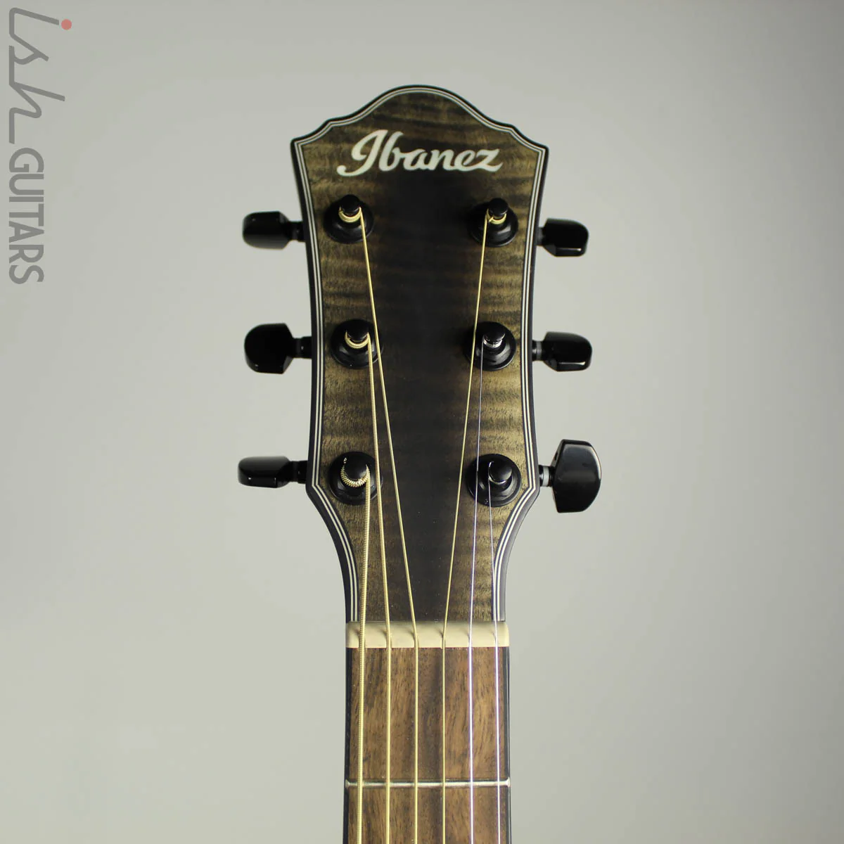 Ibanez AEWC32FM Acoustic Electric Guitar - Glacier Black Low Gloss - Image 6