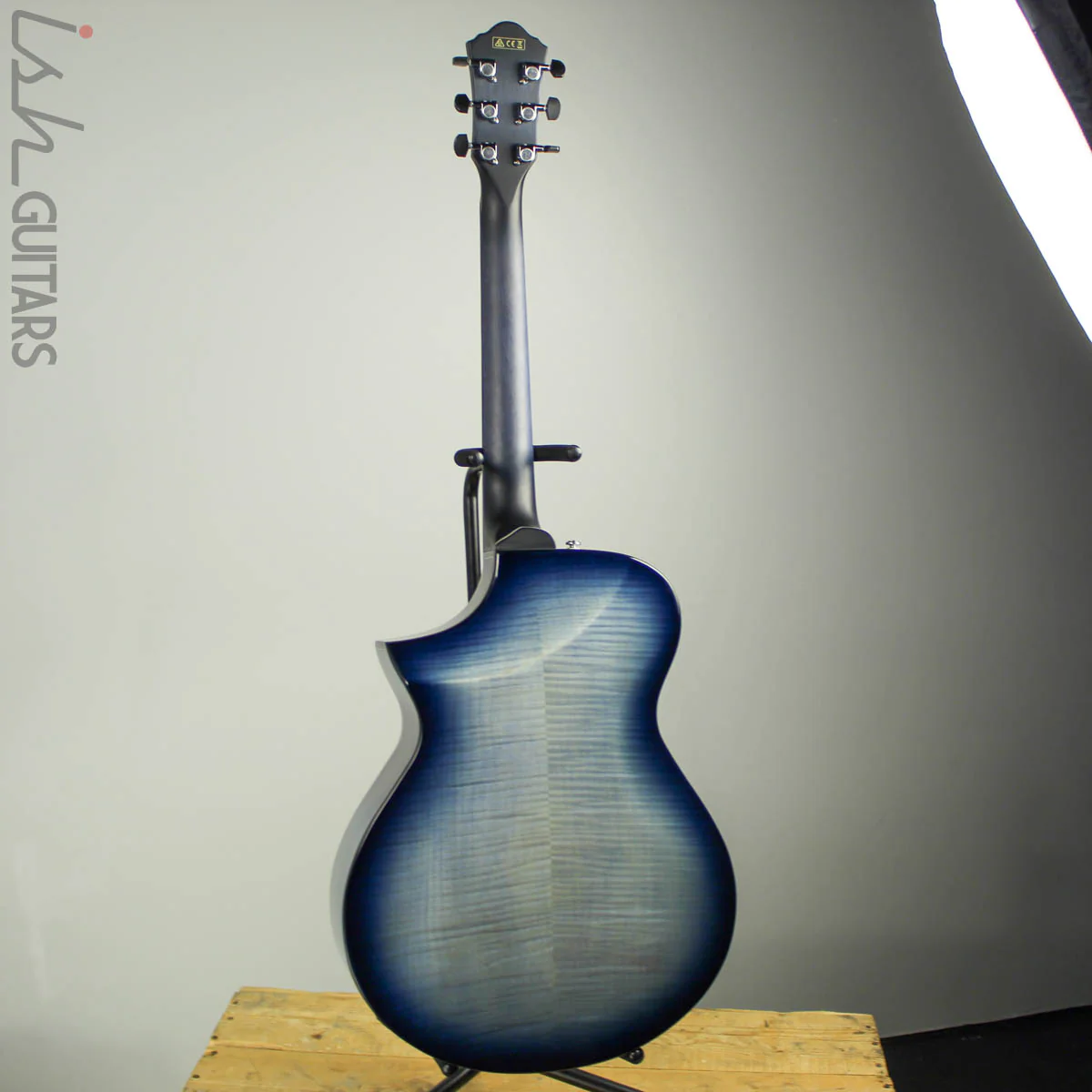 Ibanez AEWC400 Indigo Blue Burst Acoustic Electric - Image 7