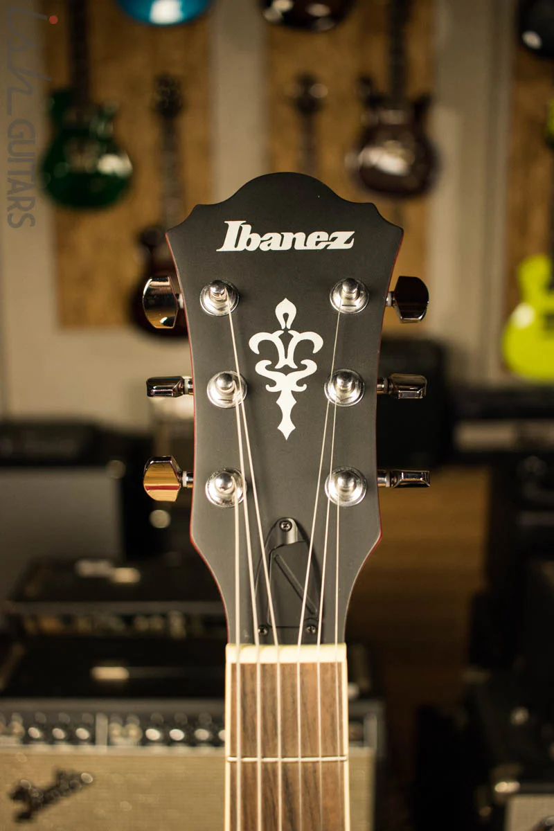 Ibanez Artcore AF55 Hollow Body Electric Guitar Red Flat - Image 5