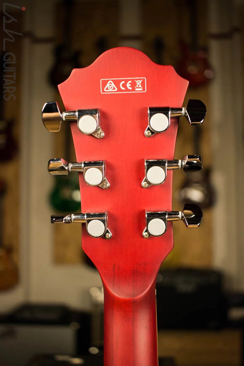 Ibanez Artcore AF55 Hollow Body Electric Guitar Red Flat - Image 9