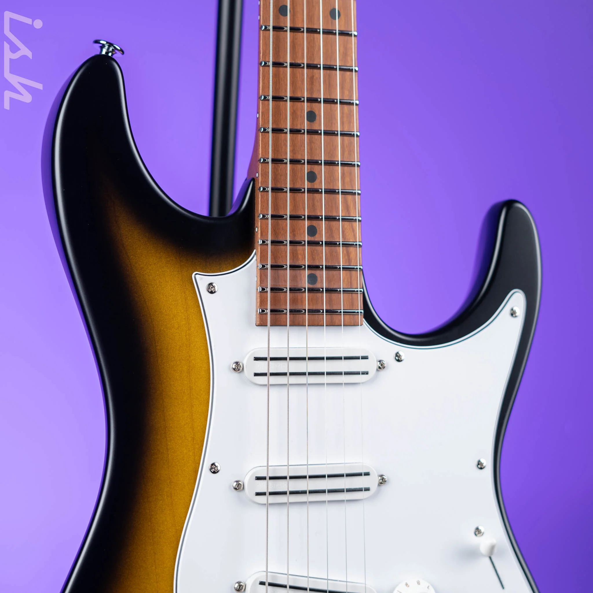 Ibanez ATZ100 Andy Timmons Signature Electric Guitar Sunburst Flat - Image 3