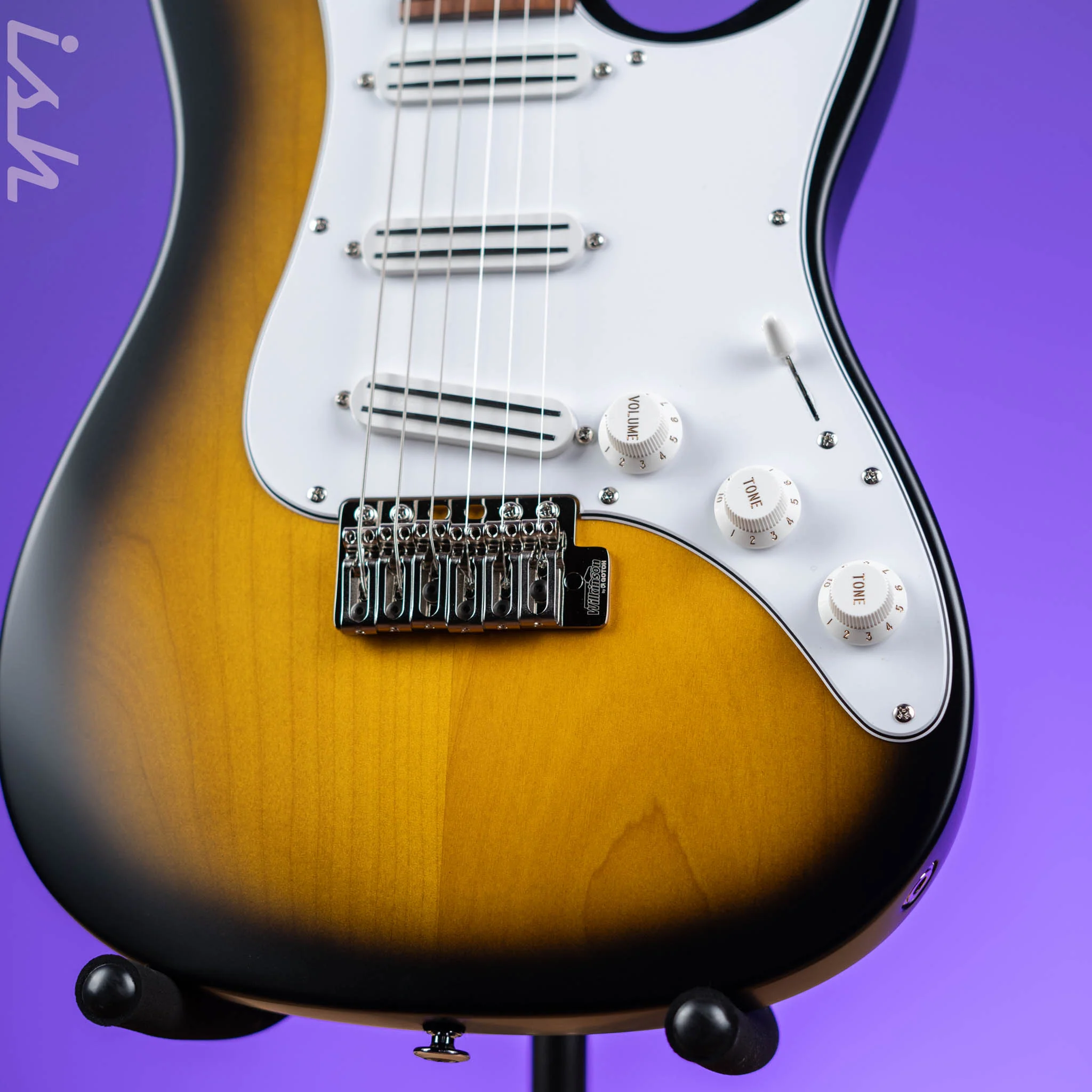 Ibanez ATZ100 Andy Timmons Signature Electric Guitar Sunburst Flat - Image 4