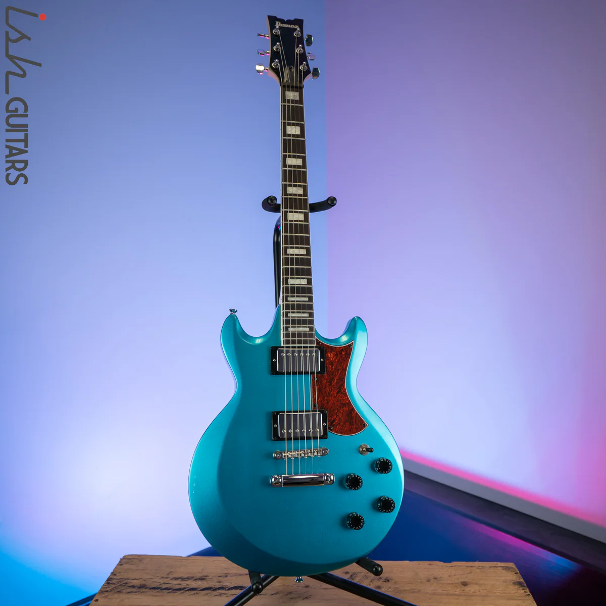 Ibanez AX120 Electric Guitar Metallic Light Blue - Image 2