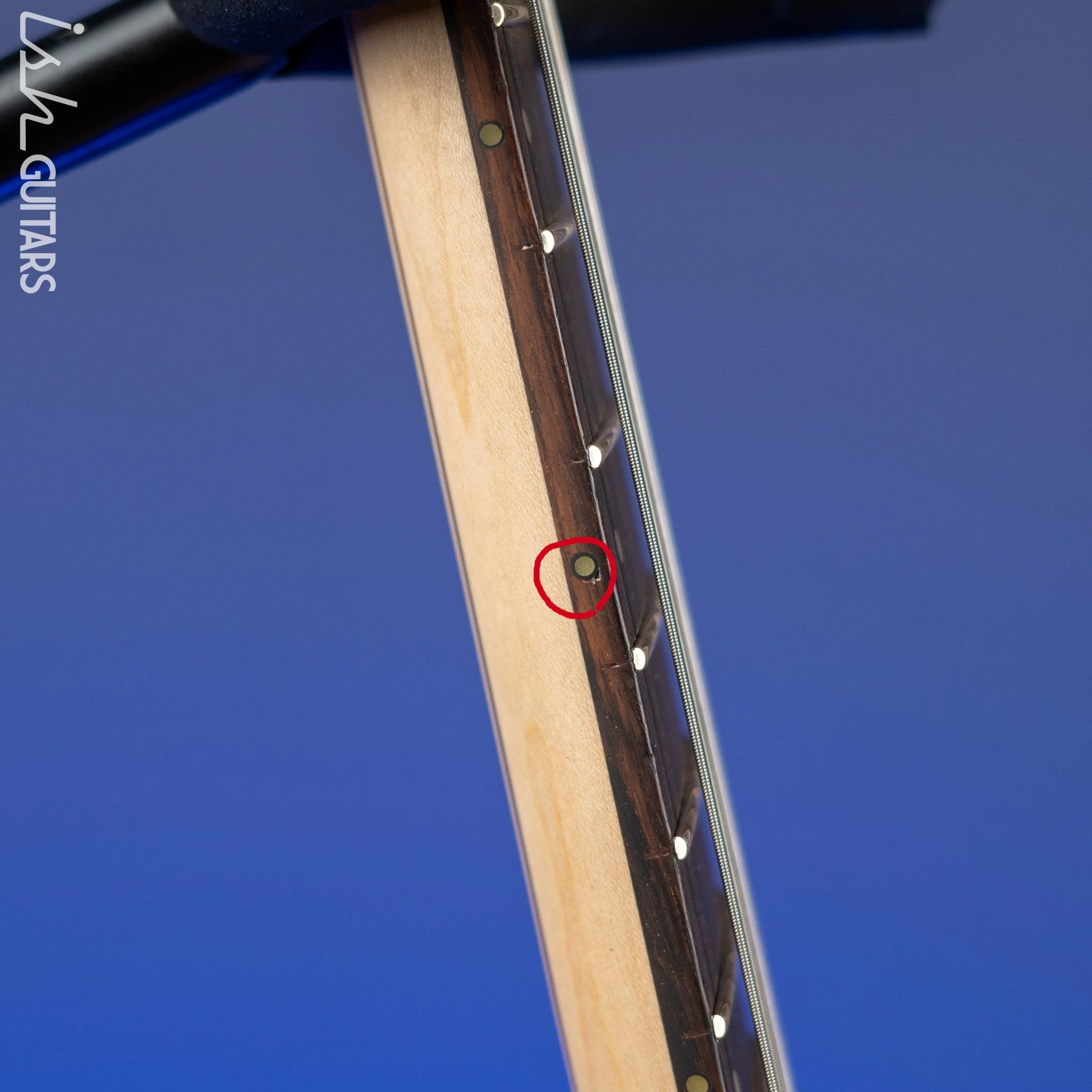 Ibanez Axe Lab Design SML721 Multi-Scale Electric Guitar Rose Gold Chameleon Demo - Image 4