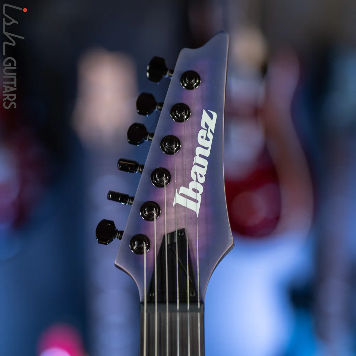 Ibanez Axion Label RGA61AL Indigo Aurora Burst Flat - Image 6