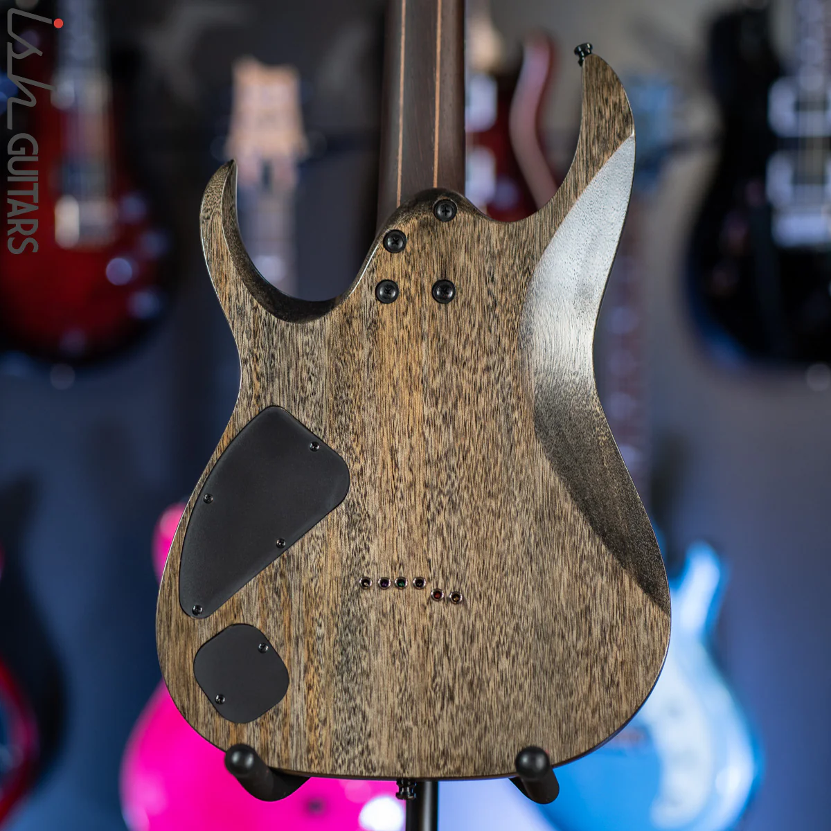 Ibanez Axion Label RGA61AL Indigo Aurora Burst Flat - Image 8