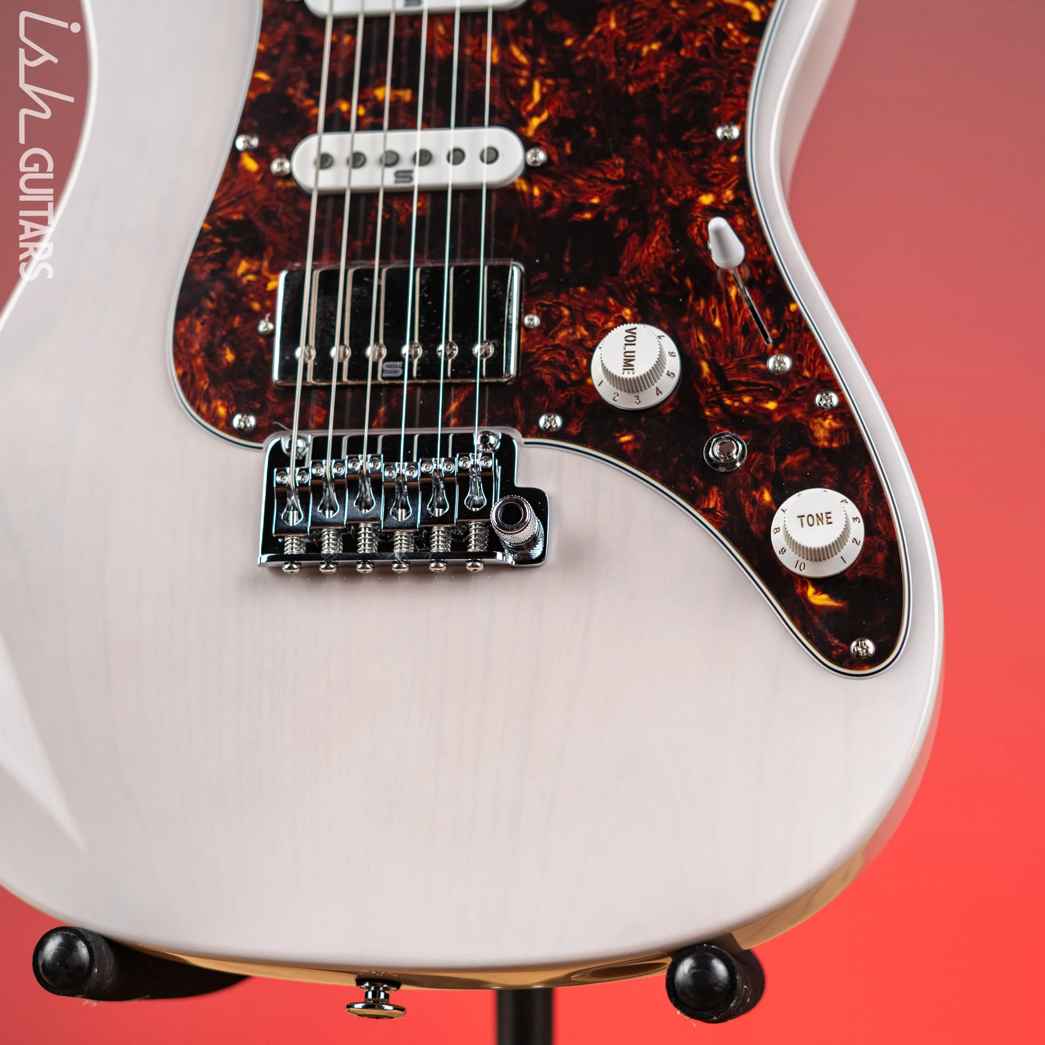 Ibanez AZ2204N Prestige Electric Guitar Antique White Blonde - Image 4