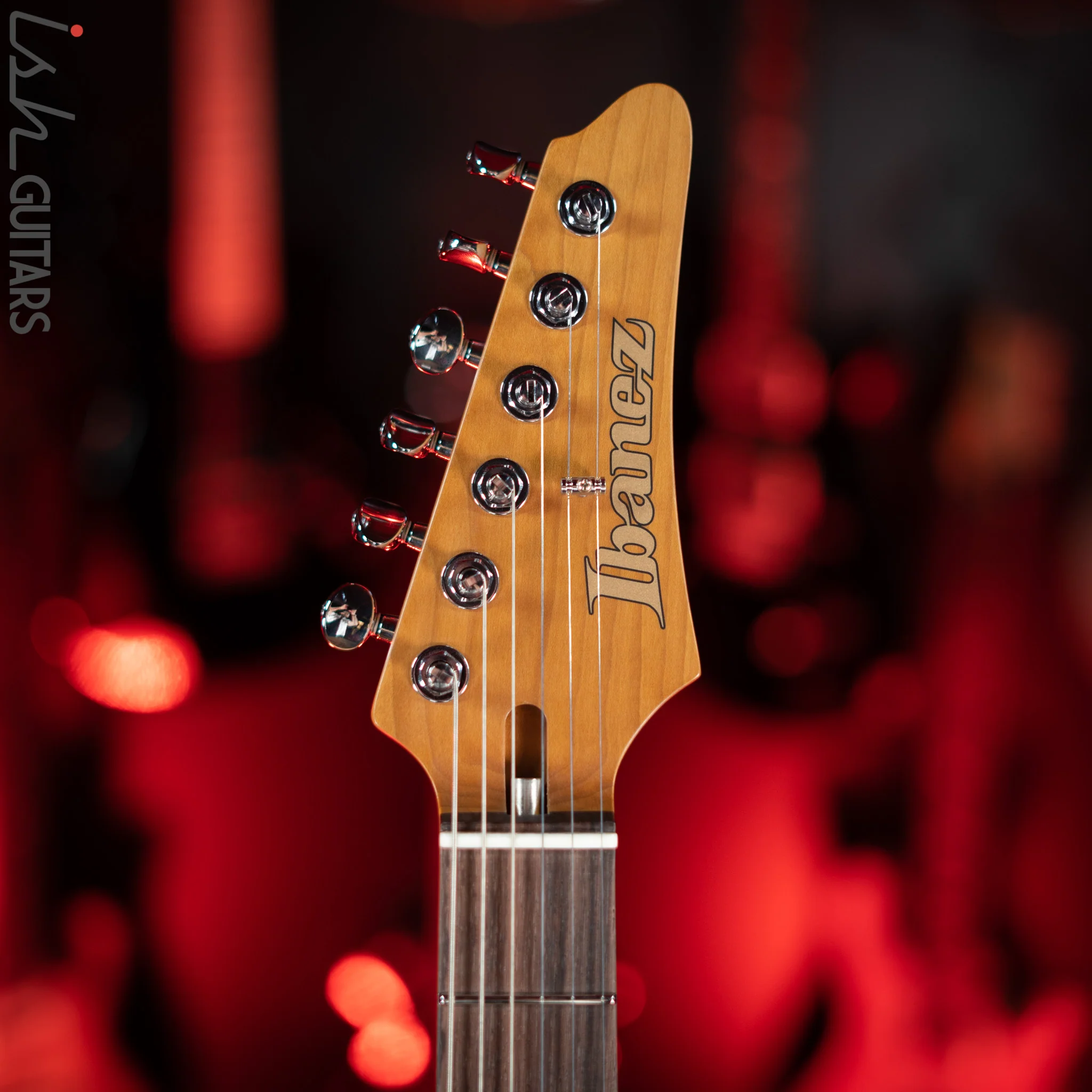 Ibanez AZ2204N Prestige Electric Guitar Prussian Blue Metallic Demo - Image 6