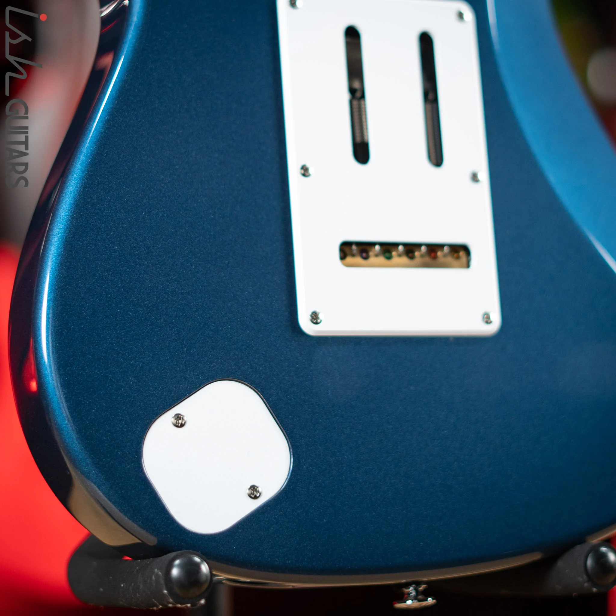 Ibanez AZ2204N Prestige Electric Guitar Prussian Blue Metallic Demo - Image 9