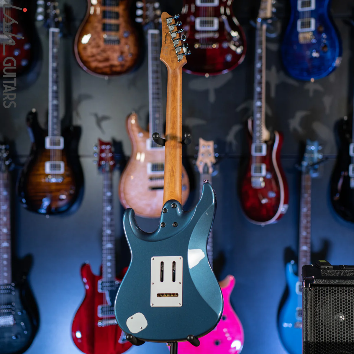 Ibanez AZ2204N Prestige Electric Guitar Prussian Blue Metallic Demo - Image 7