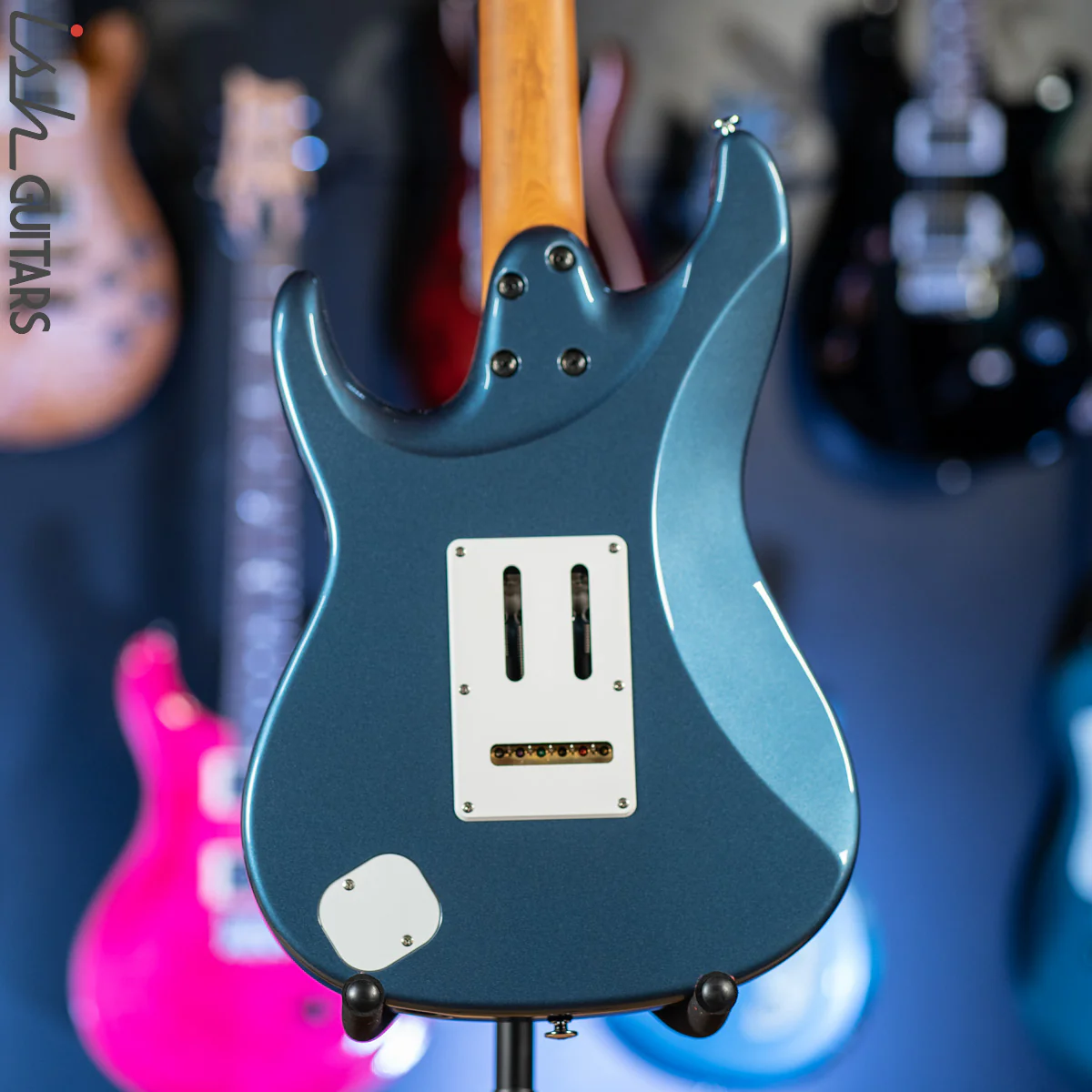 Ibanez AZ2204N Prestige Electric Guitar Prussian Blue Metallic Demo - Image 8