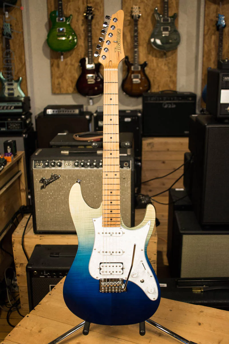 Ibanez AZ224F-BIG Premium Blue Iceberg Gradation Electric Guitar Store Demo - Image 3