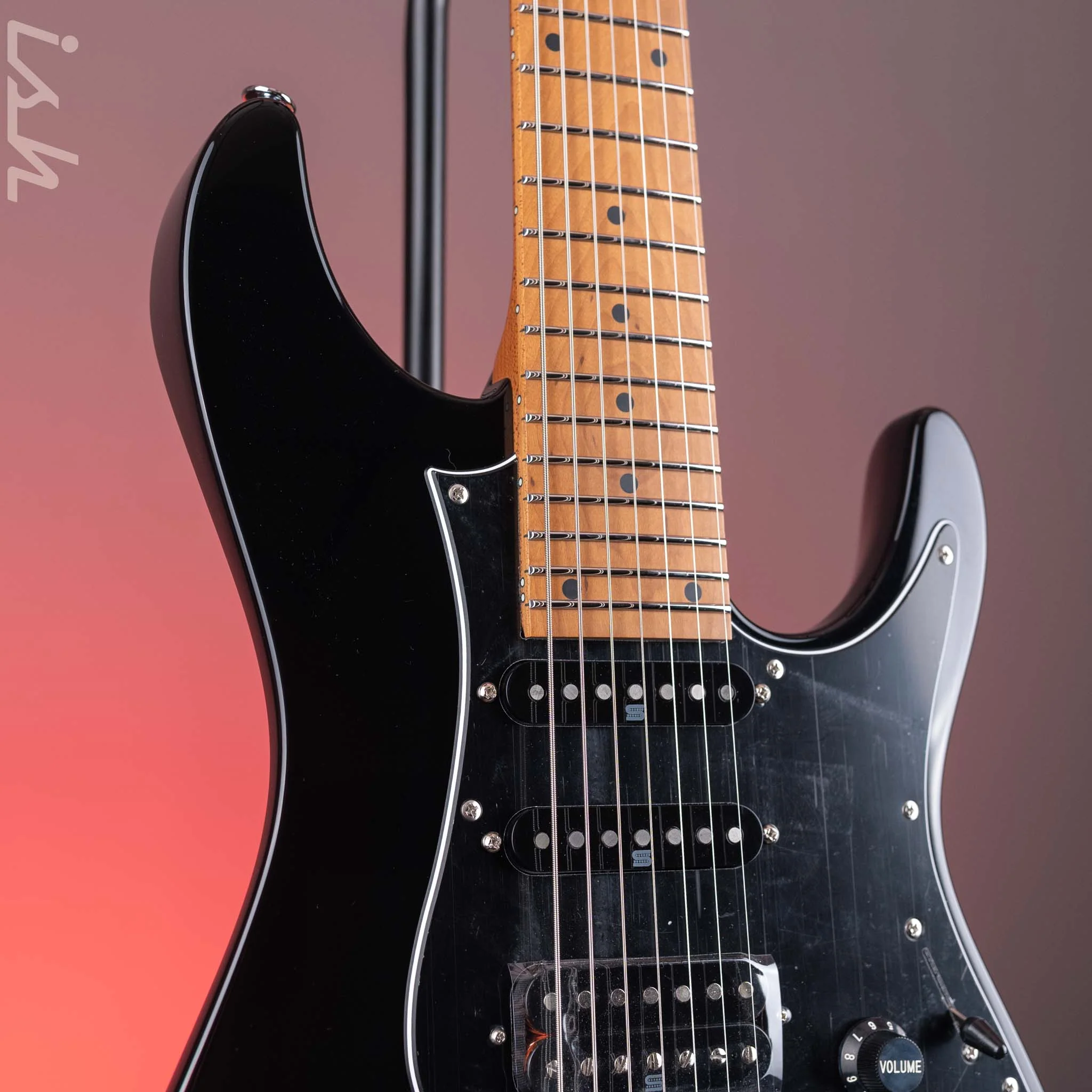 Ibanez AZ24047 Prestige 7-String Electric Guitar Black - Image 3