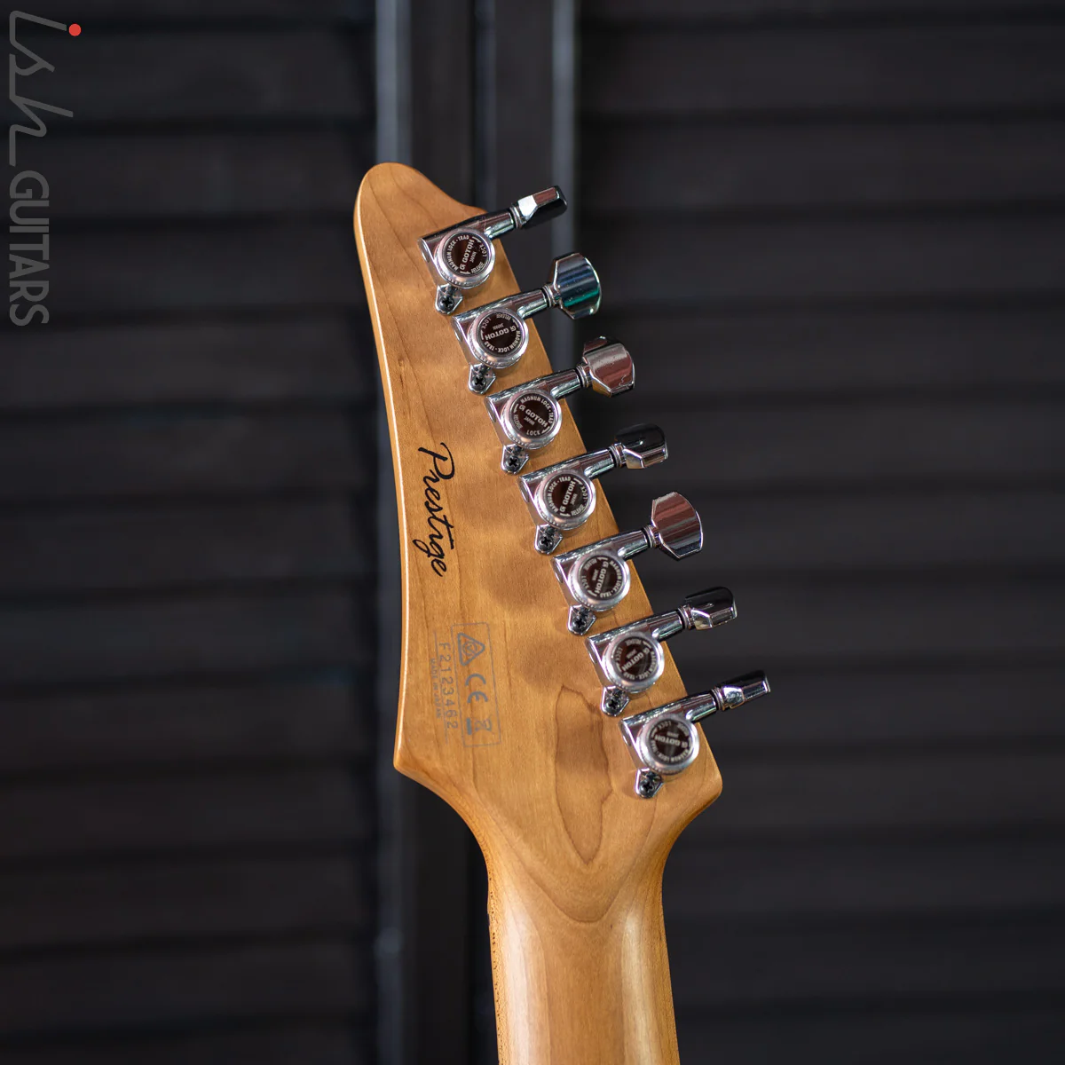 Ibanez AZ24047 Prestige 7-String Electric Guitar Black - Image 9