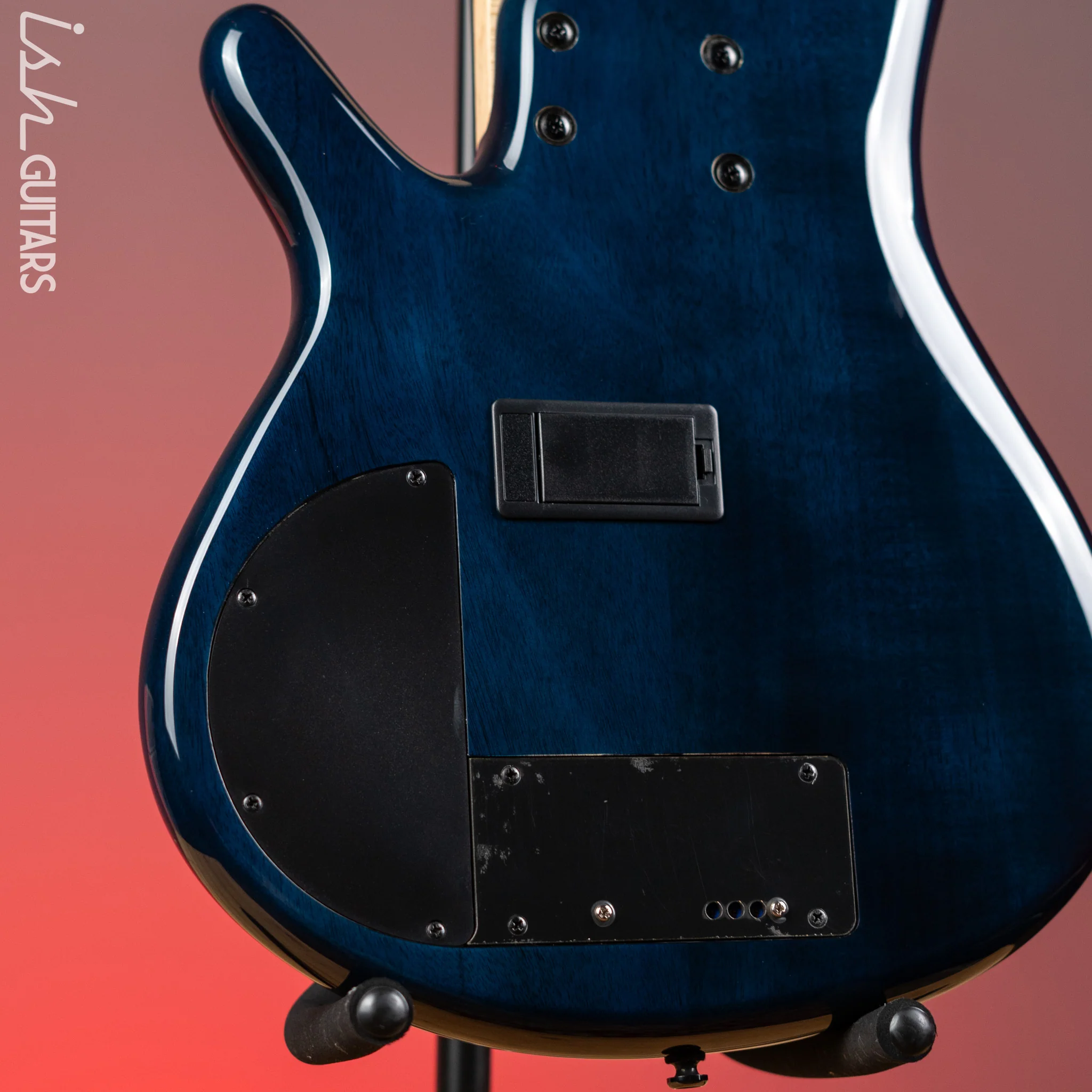 Ibanez Bass Workshop SRAS7 Cosmic Blue Starburst Demo - Image 9