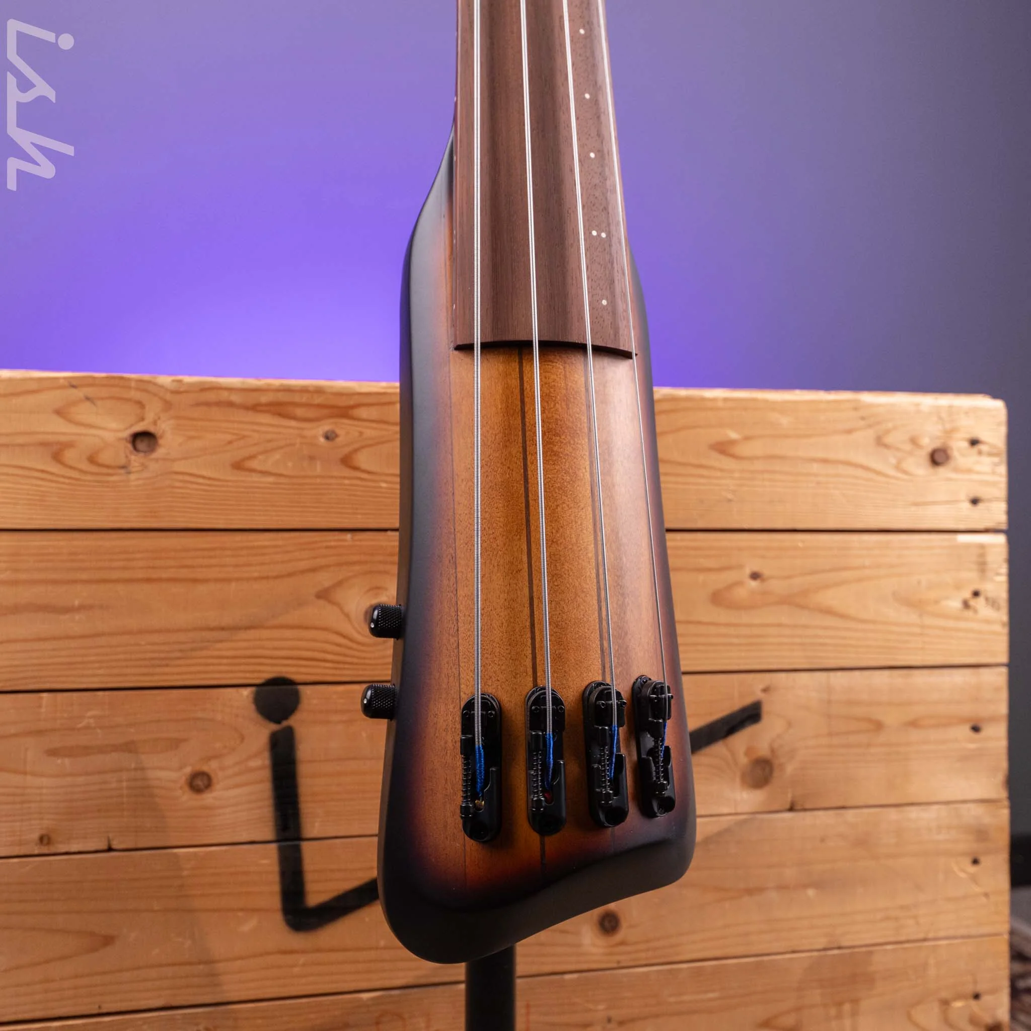 Ibanez Bass Workshop UB804 4-String Electric Upright Bass Mahogany Oil Burst