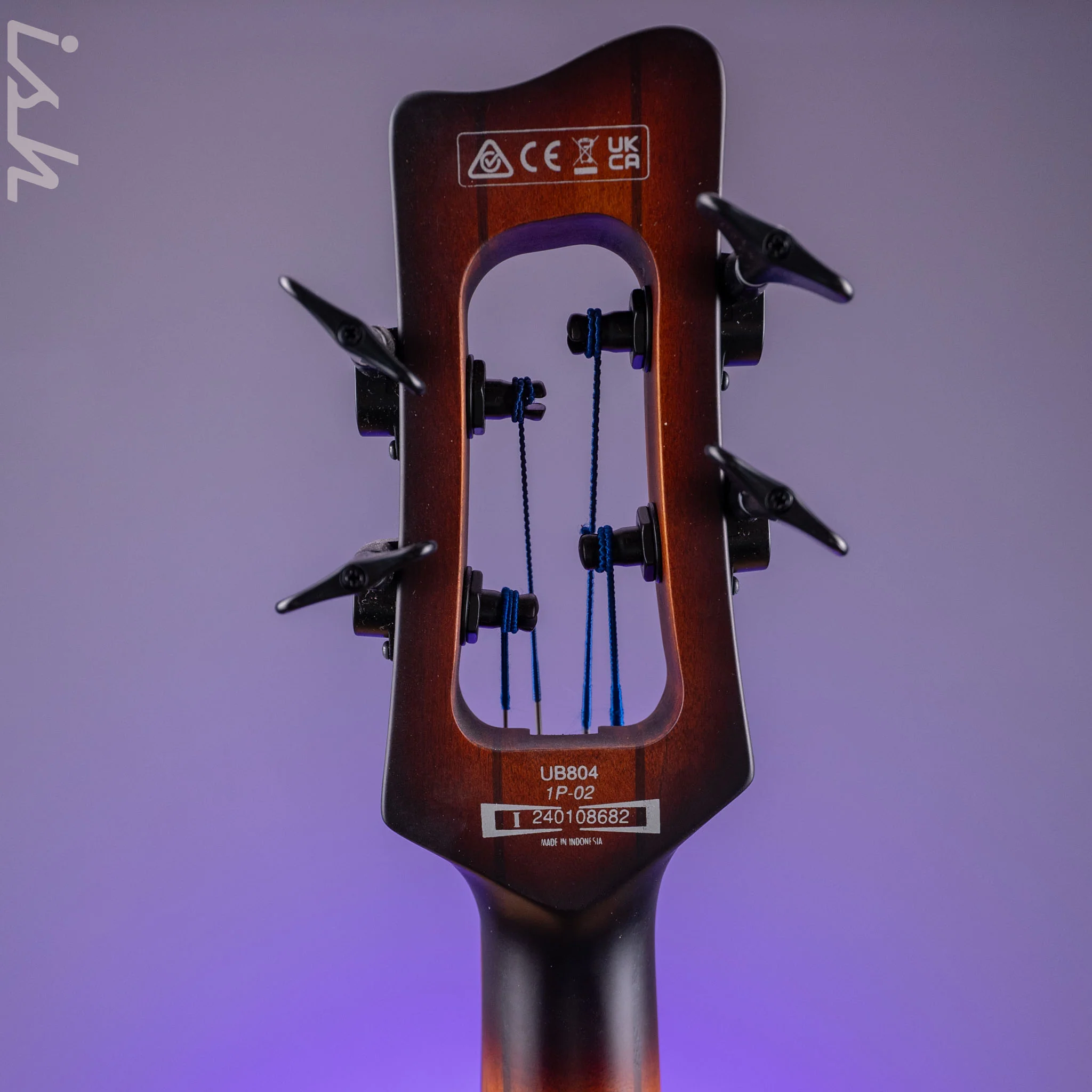 Ibanez Bass Workshop UB804 4-String Electric Upright Bass Mahogany Oil Burst - Image 8
