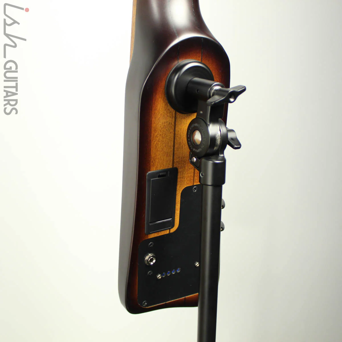 Ibanez Upright Bass UB804MOB Bass Workshop Mahogany Oil Burst - Image 11