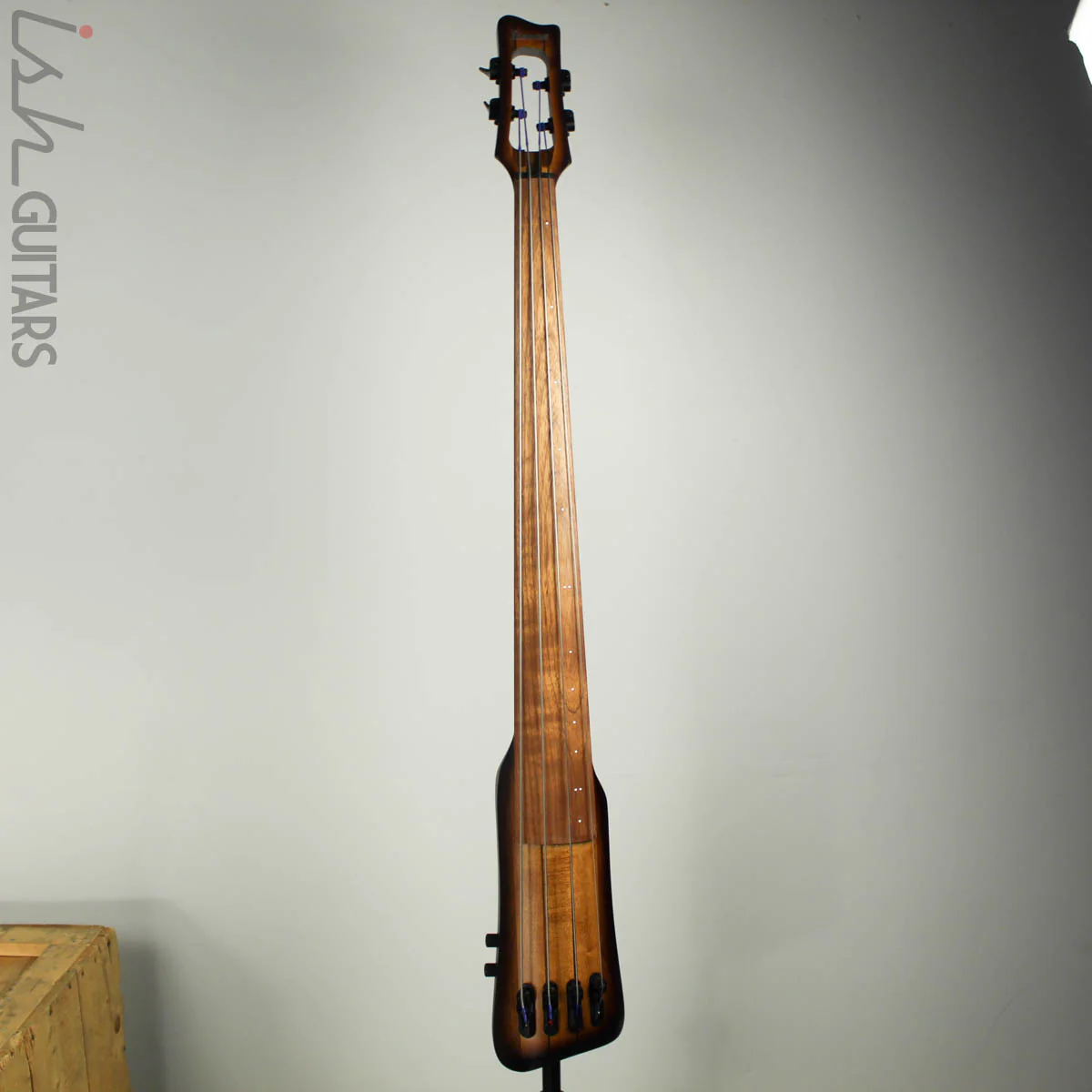 Ibanez Upright Bass UB804MOB Bass Workshop Mahogany Oil Burst - Image 3