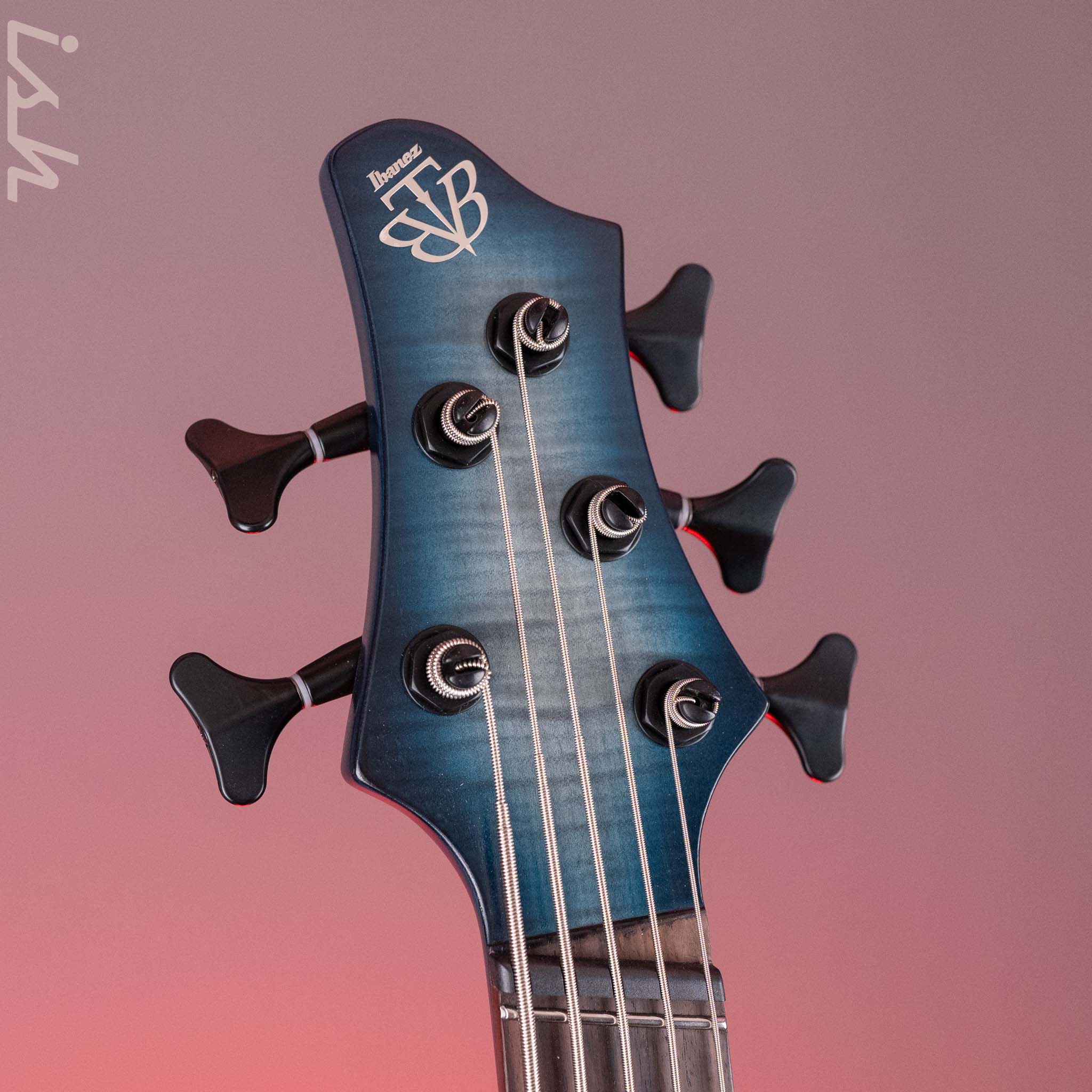 Ibanez BTB Bass Workshop Multi-Scale 5-String Bass Cosmic Blue Starburst Demo - Image 5